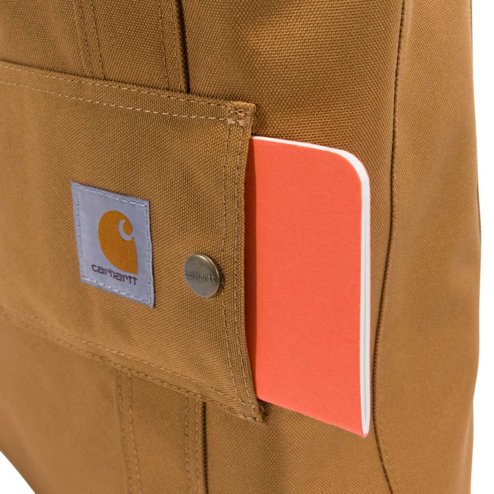 Vertical Open Tote Bag with Water Repellent Finish