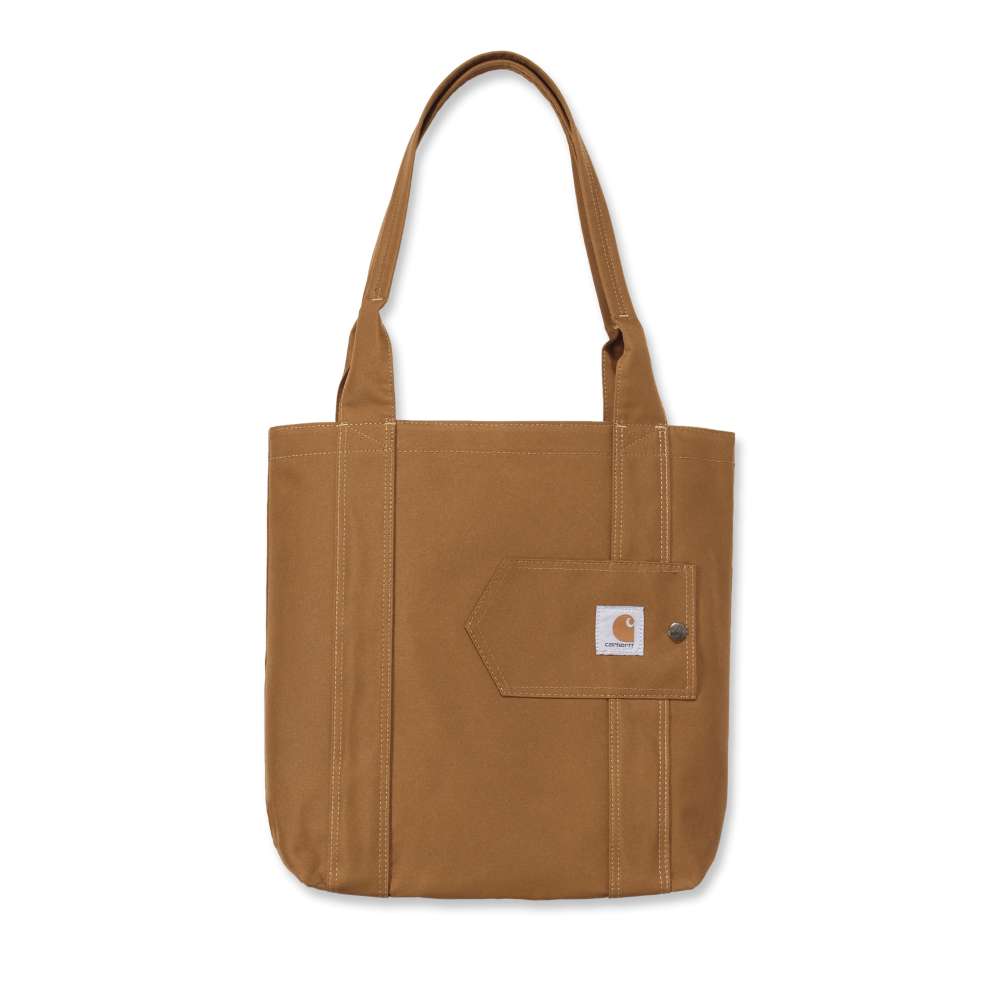 Vertical Open Tote Bag with Water Repellent Finish