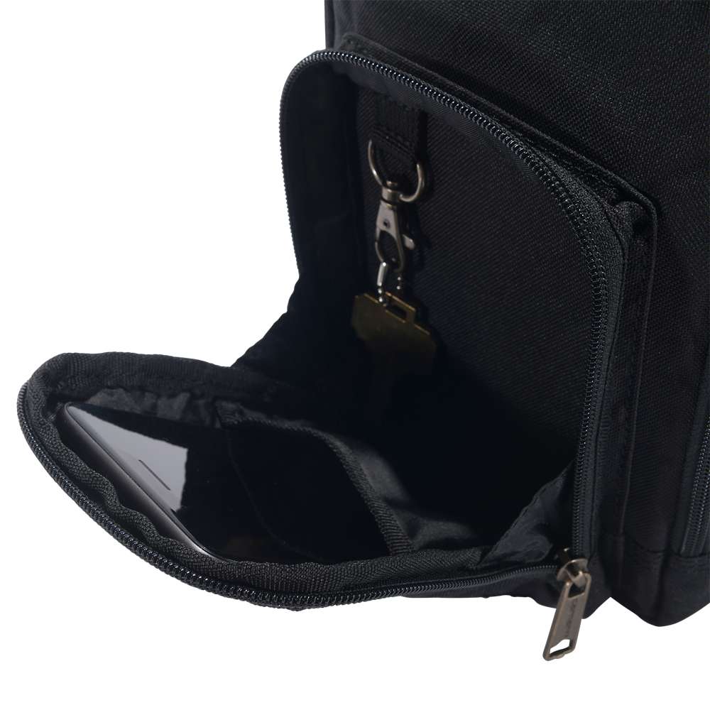 Crossbody Zip Bag with Water Repellent Finish