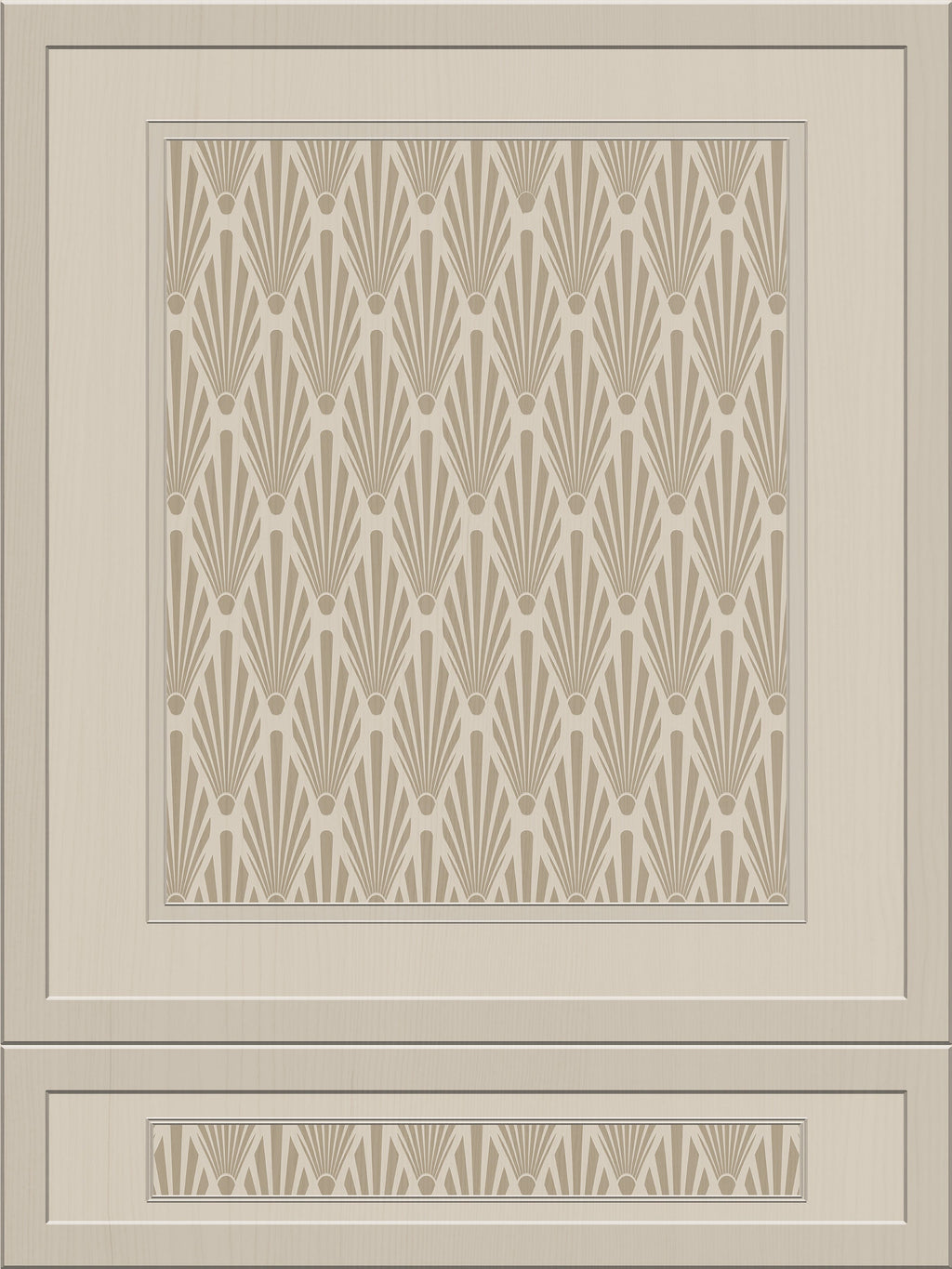 Ecclestone 3D Wood Panelling Wallpaper with Art Deco Pattern