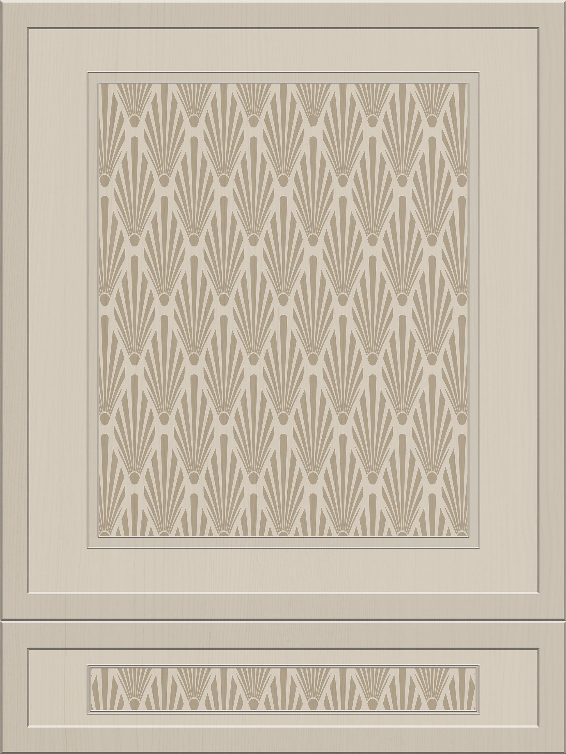 Ecclestone 3D Wood Panelling Wallpaper with Art Deco Pattern