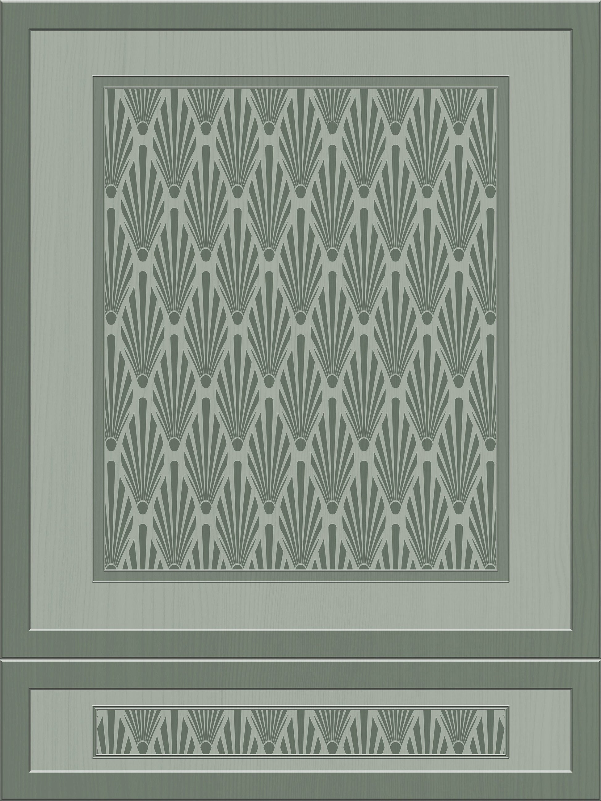 Ecclestone 3D Wood Panelling Wallpaper with Art Deco Pattern