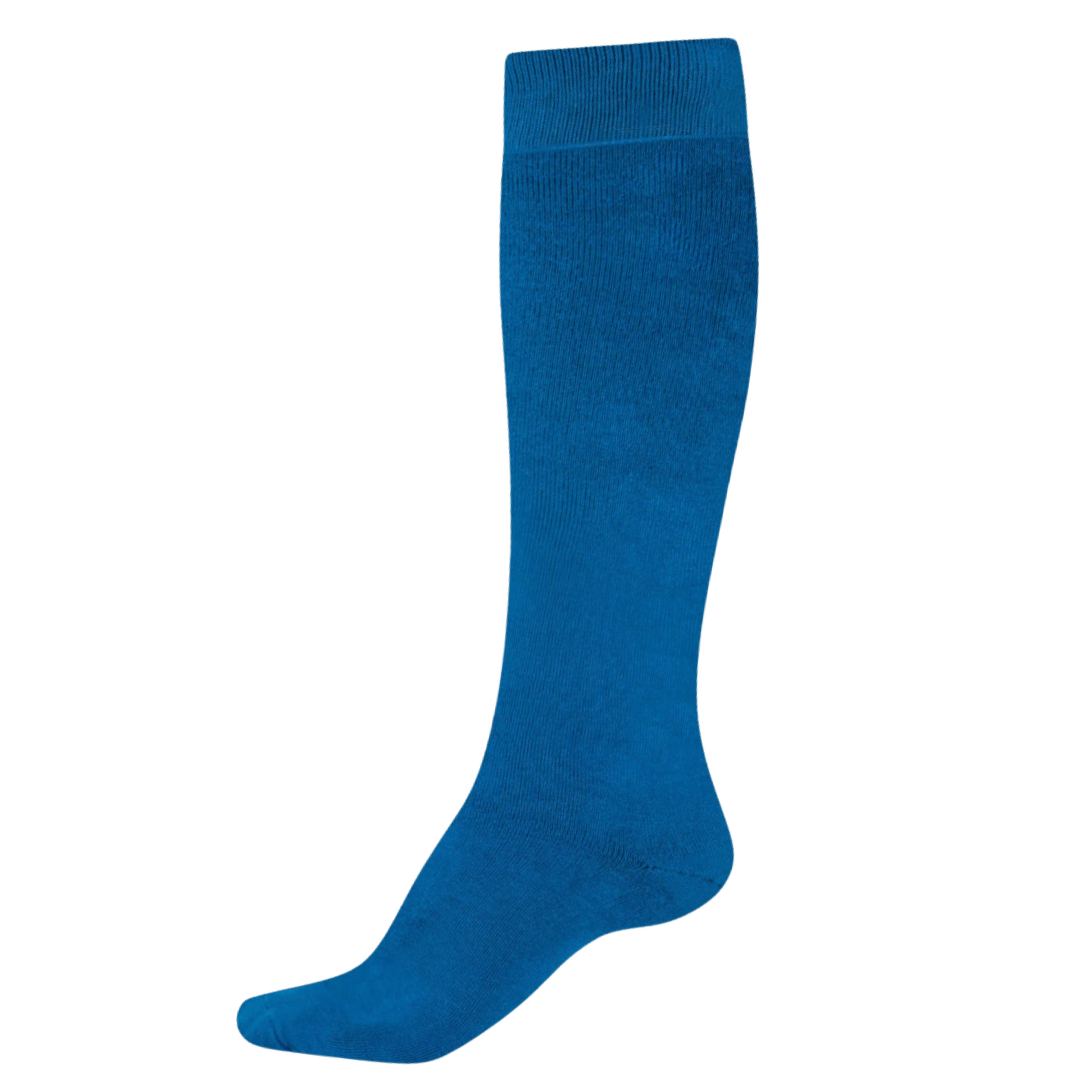 Knee High Bamboo Welly Socks in Bella Blue