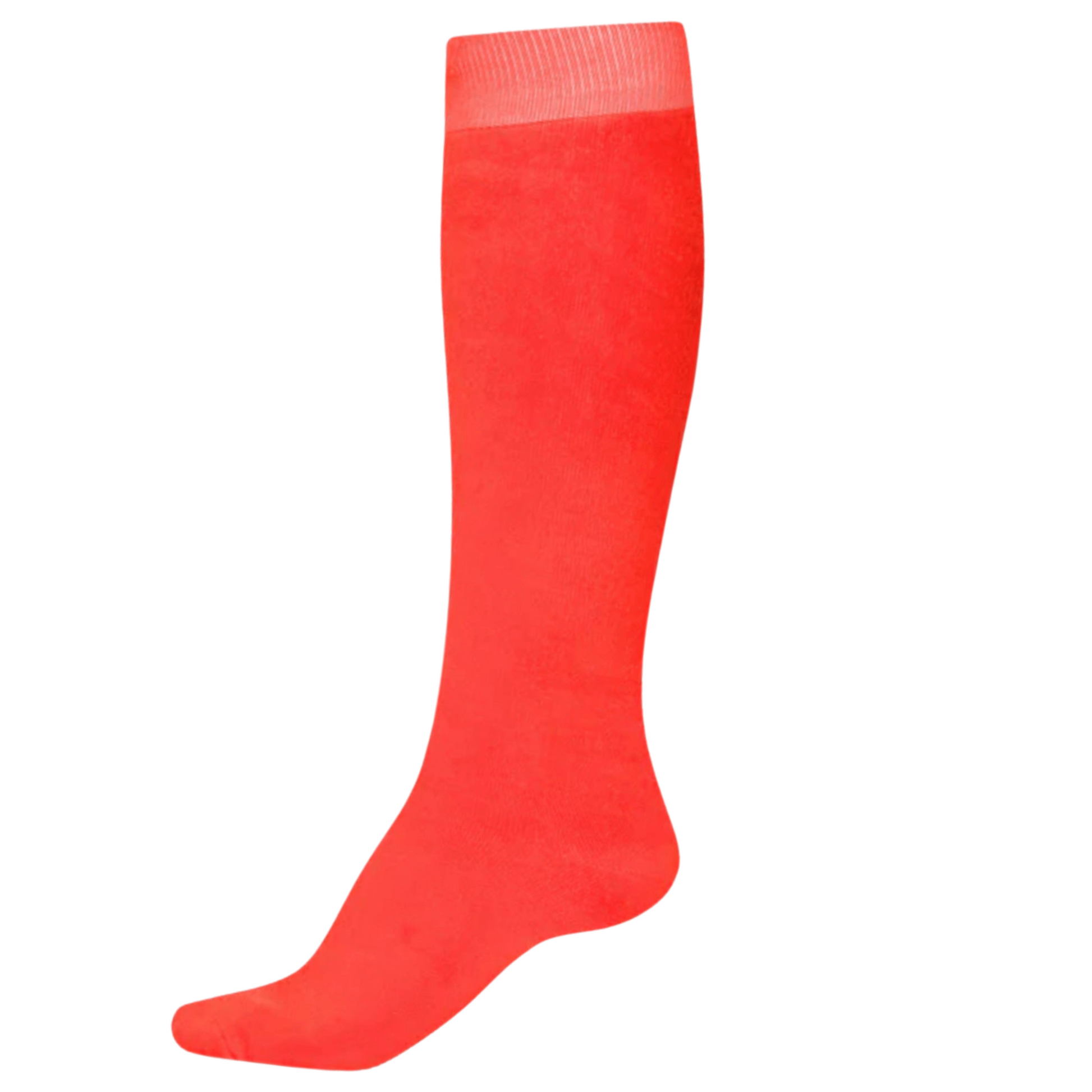 Knee High Bamboo Thermal Socks in Orange