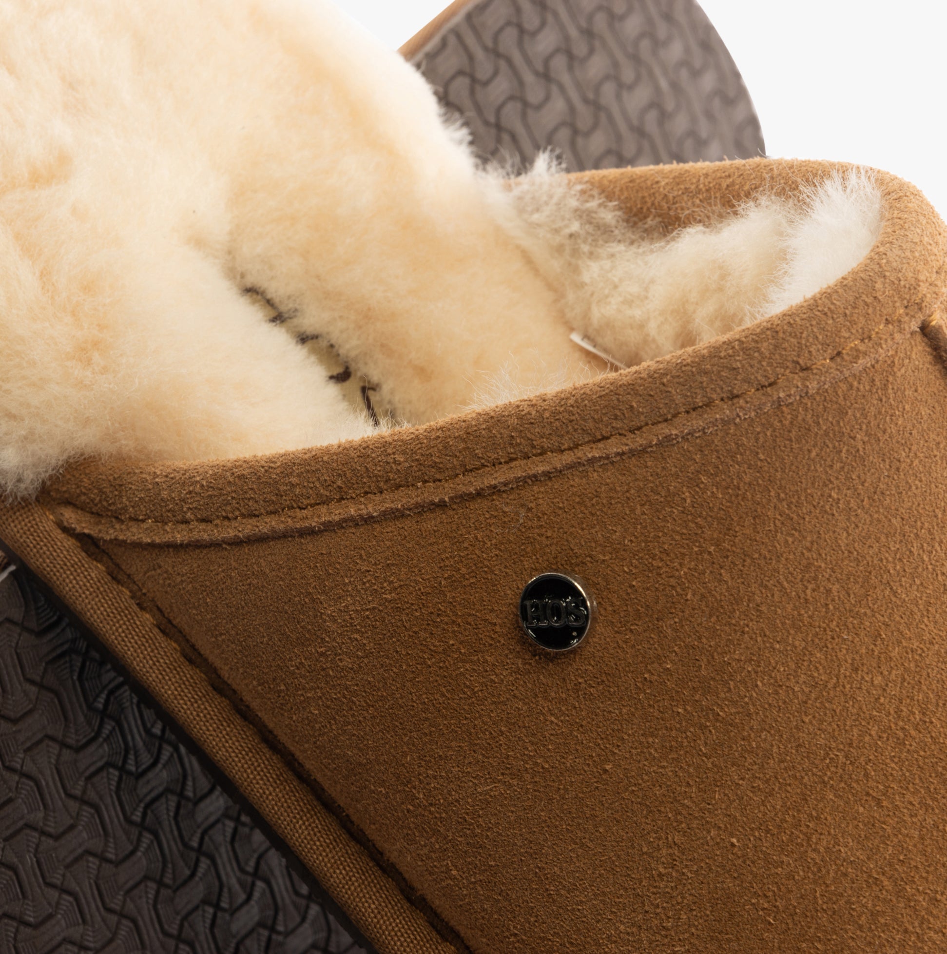 Sheepskin Mens Slippers Chestnut