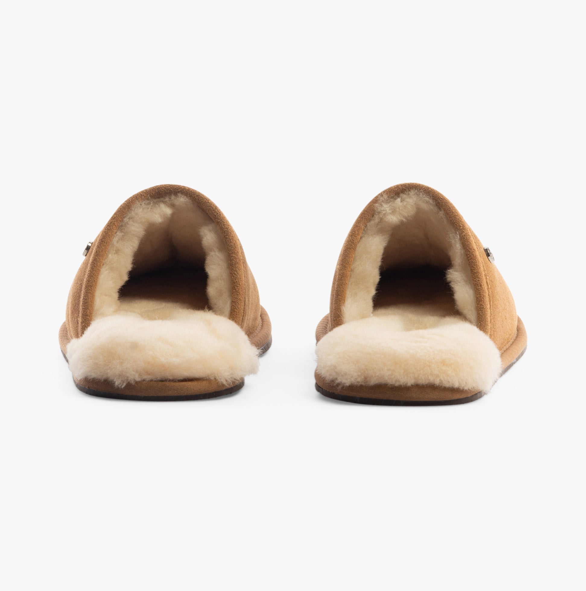 Sheepskin Mens Slippers Chestnut