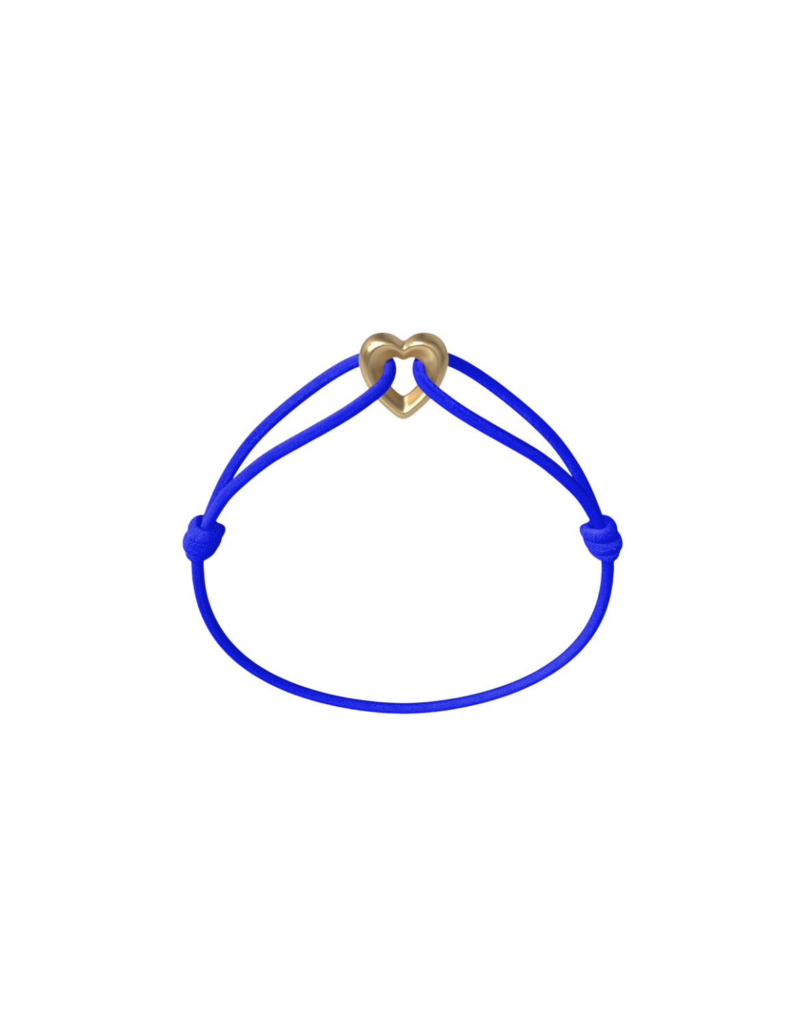 Golden Heart Cord Bracelet