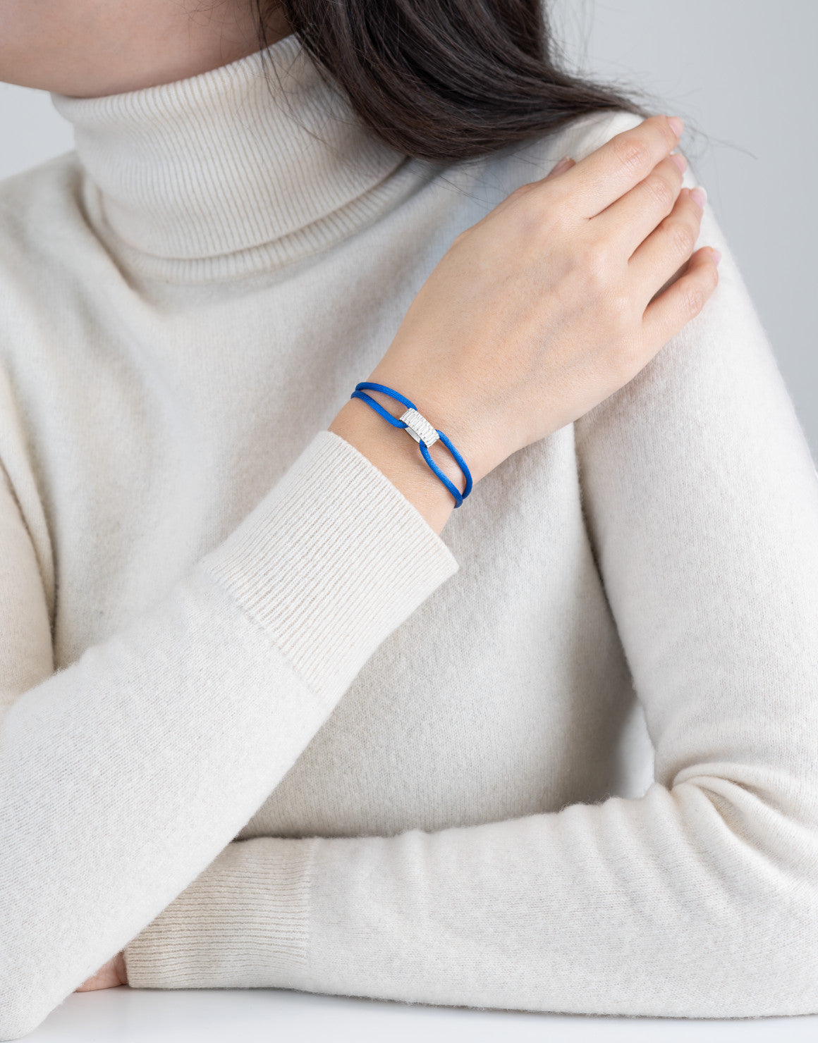 Regent Cord Bracelet in Sterling Silver