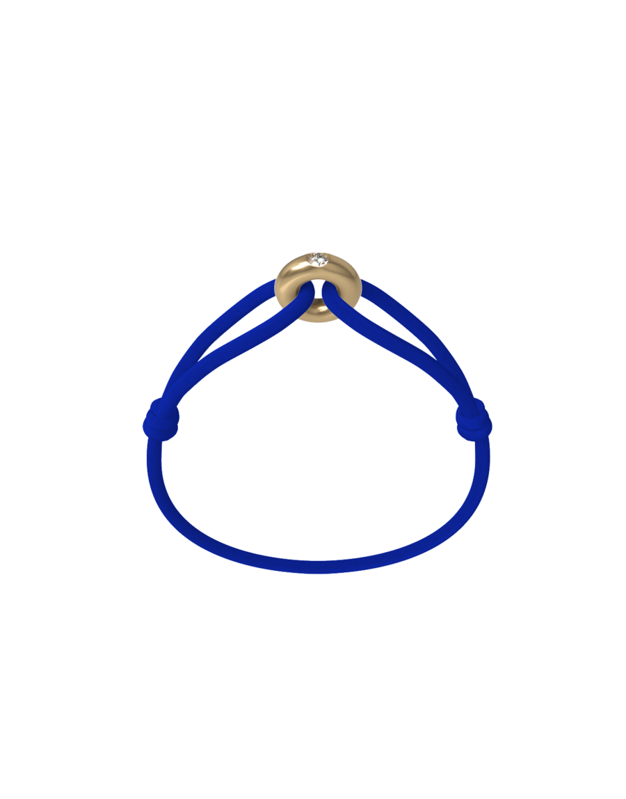 Golden Diamond Cord Bracelet