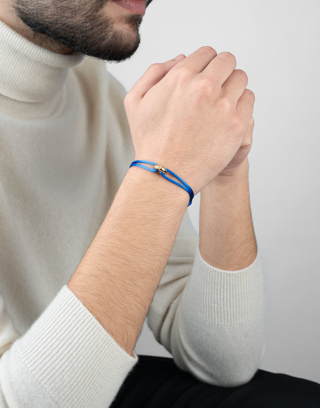 Golden Diamond Cord Bracelet