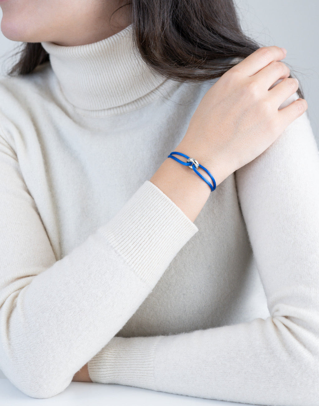 Silver Soho Cord Bracelet