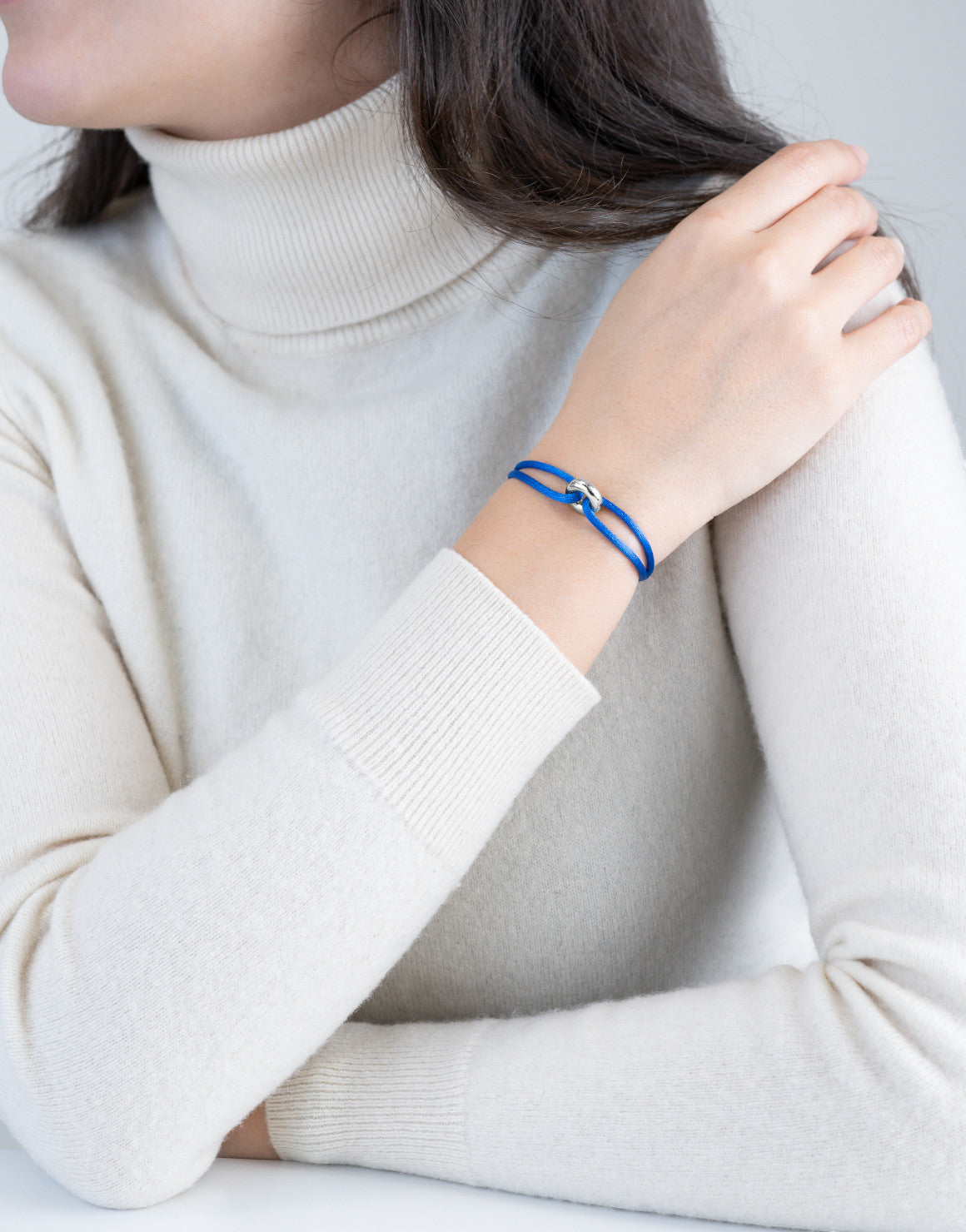 Silver Soho Cord Bracelet