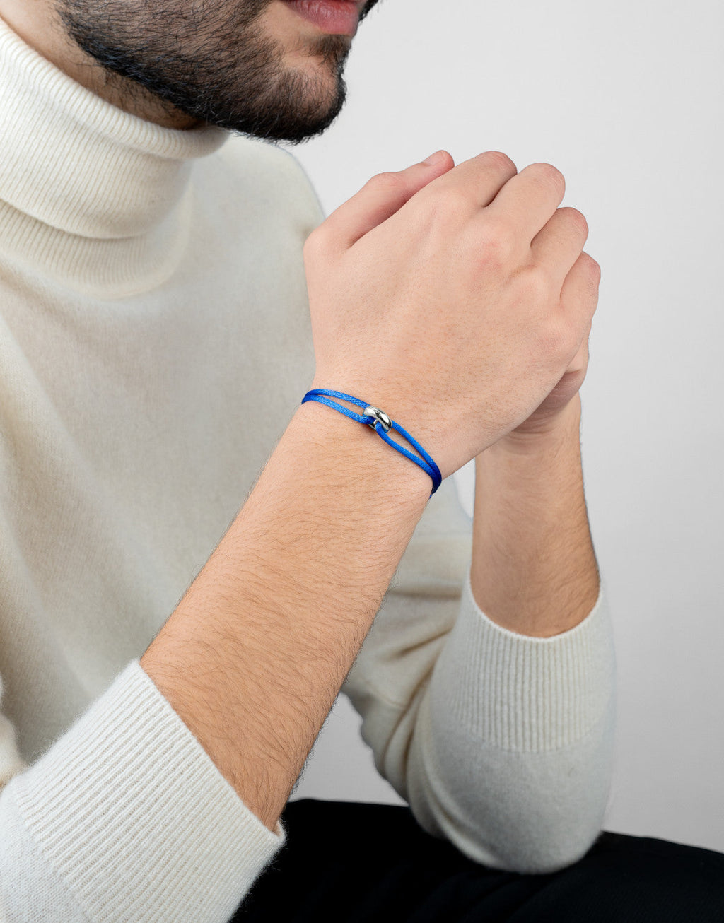 Silver Soho Cord Bracelet