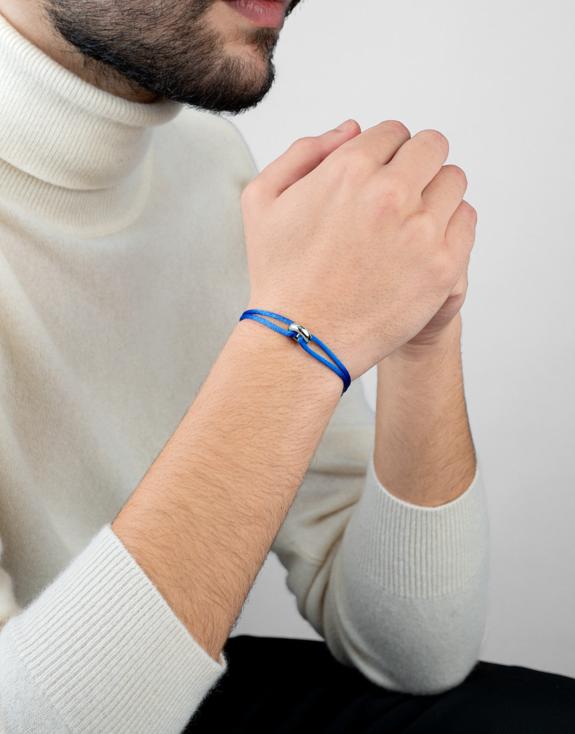 Silver Soho Cord Bracelet
