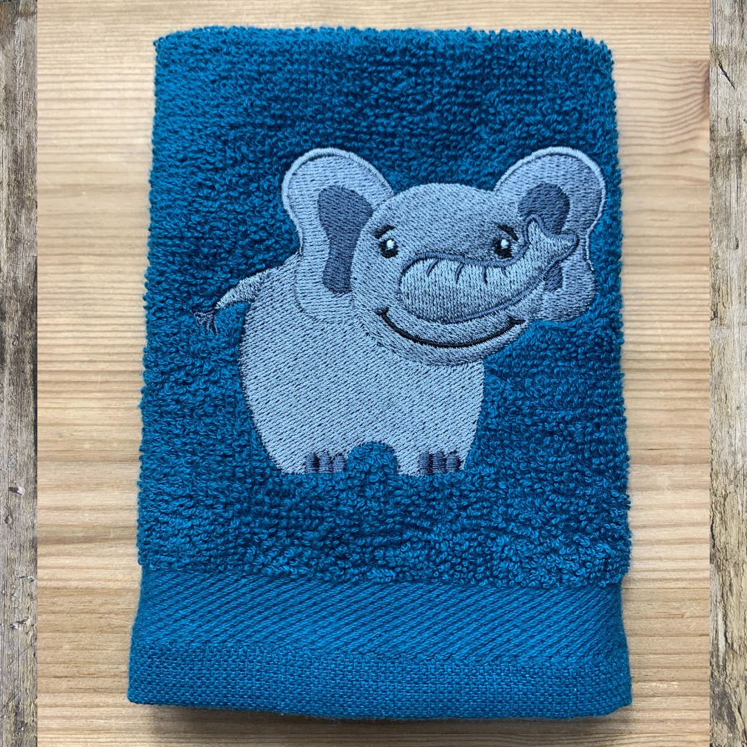 Elephant Face Cloth in 10 Colours