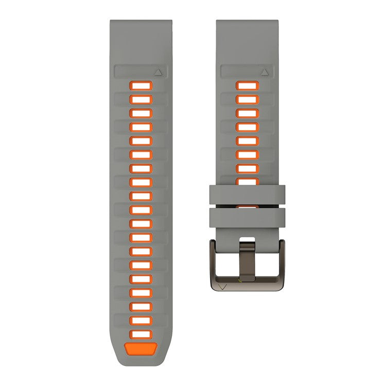 QuickFit Watch Strap in Grey and Orange