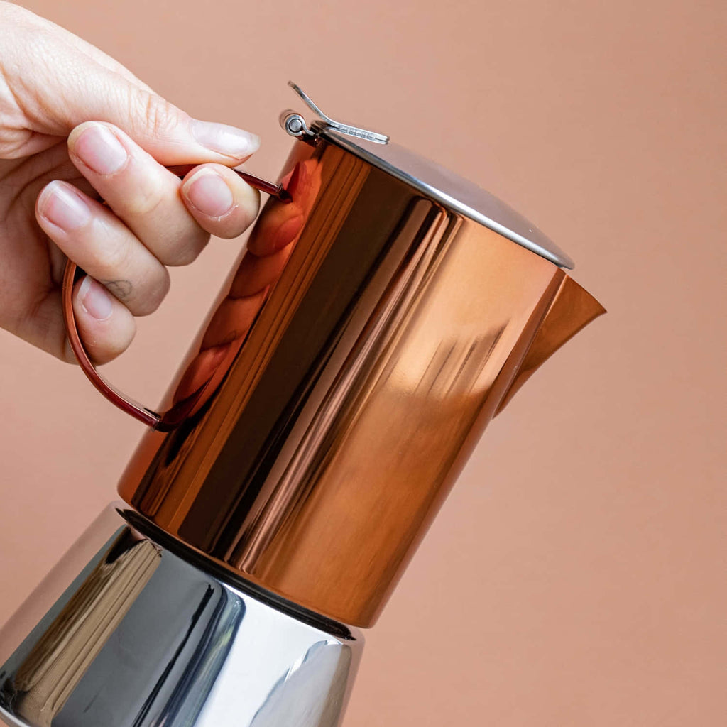 Stainless Steel Coffee Maker – Copper Finish, Gift-Ready by La Cafetière at www.brixbailey.com