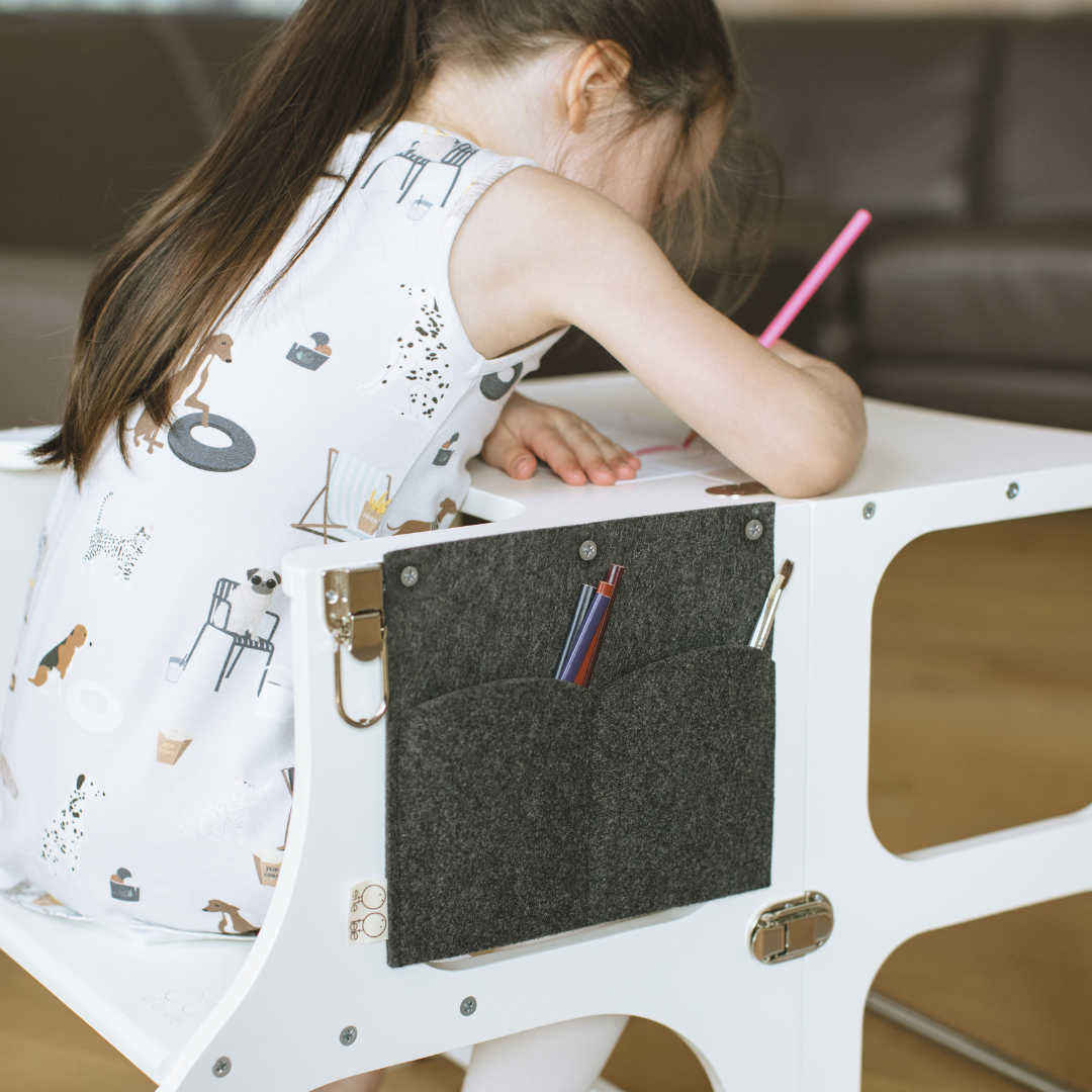 STEP’n’SIT® Helper Tower – Multifunctional Montessori Table by Ette Tete at www.brixbailey.com