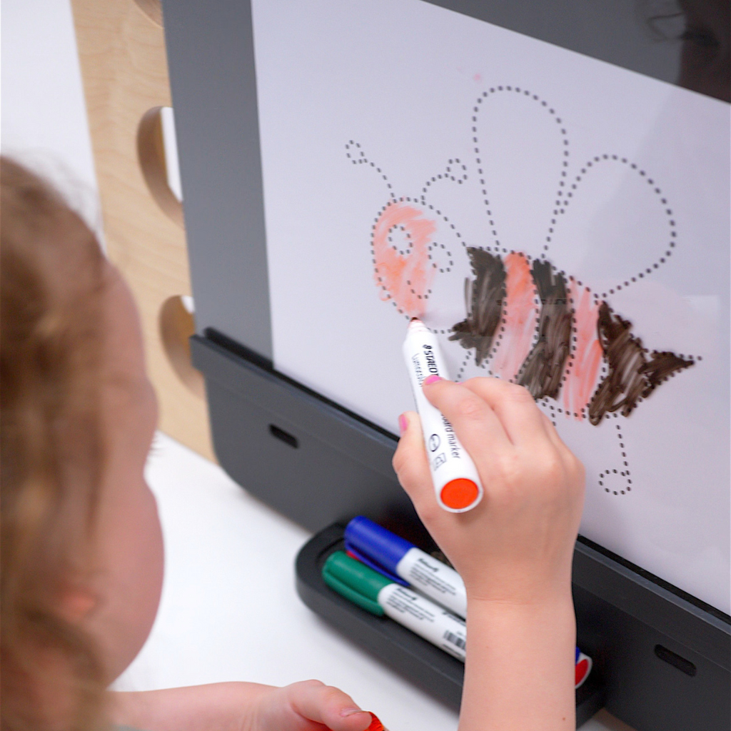 Dual-Sided Drawing Blackboard – Montessori-Inspired Creativity by Ette Tete at www.brixbailey.com