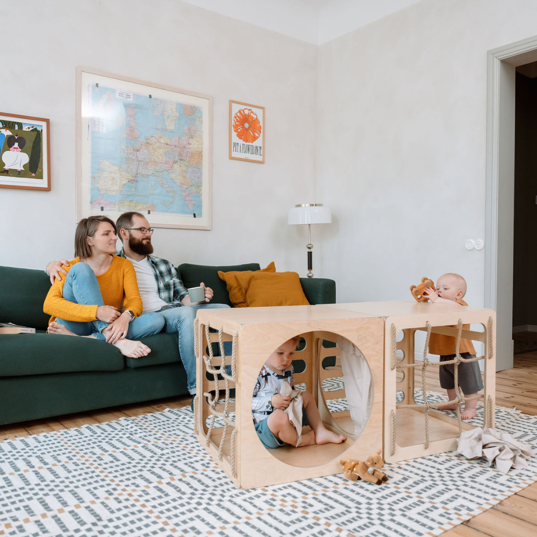 CUBITRI Climbing Play Cube – Montessori Inspired Playhouse by Ette Tete at www.brixbailey.com