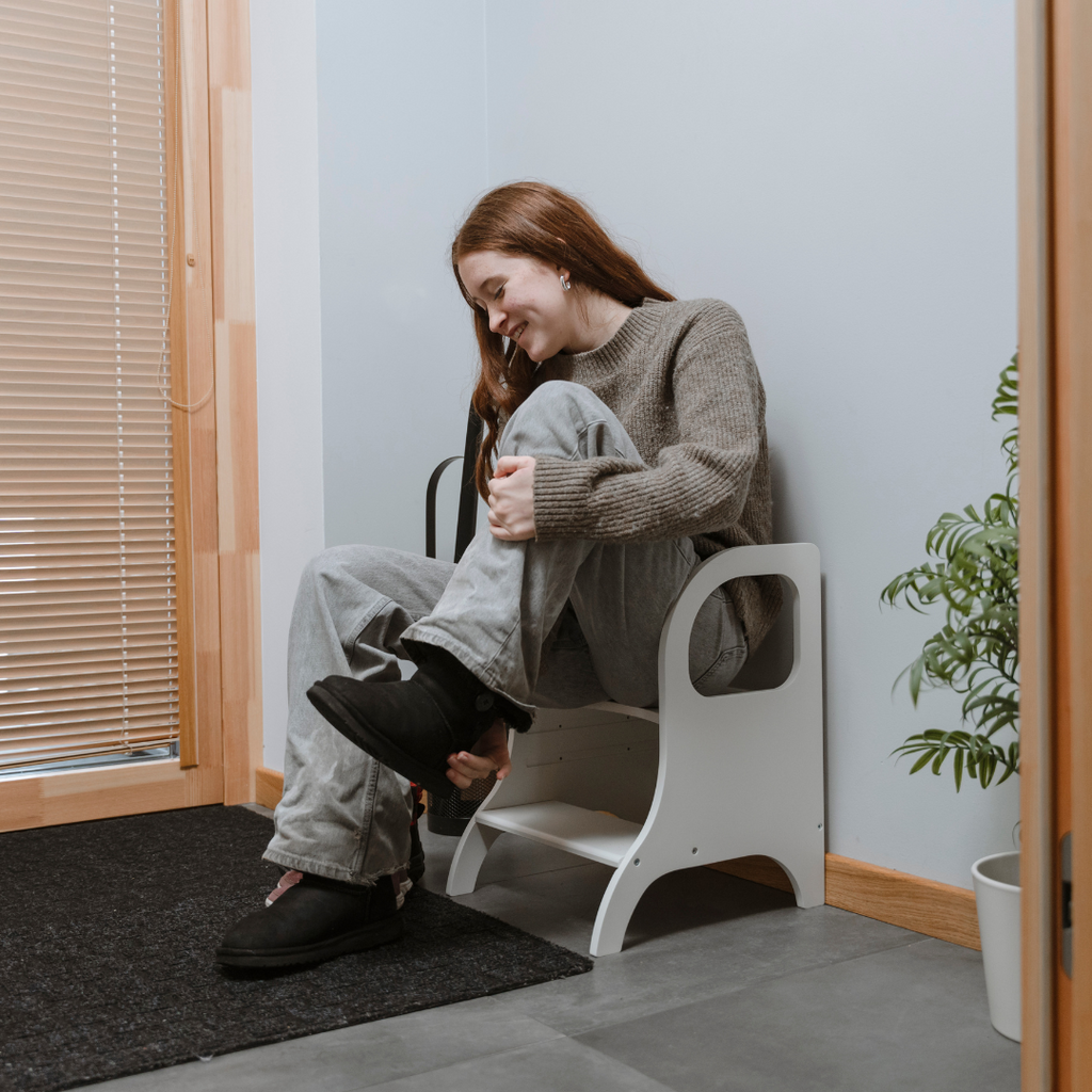 MIIMO® Adjustable Montessori Step Stool – Safe & Versatile by Ette Tete at www.brixbailey.com