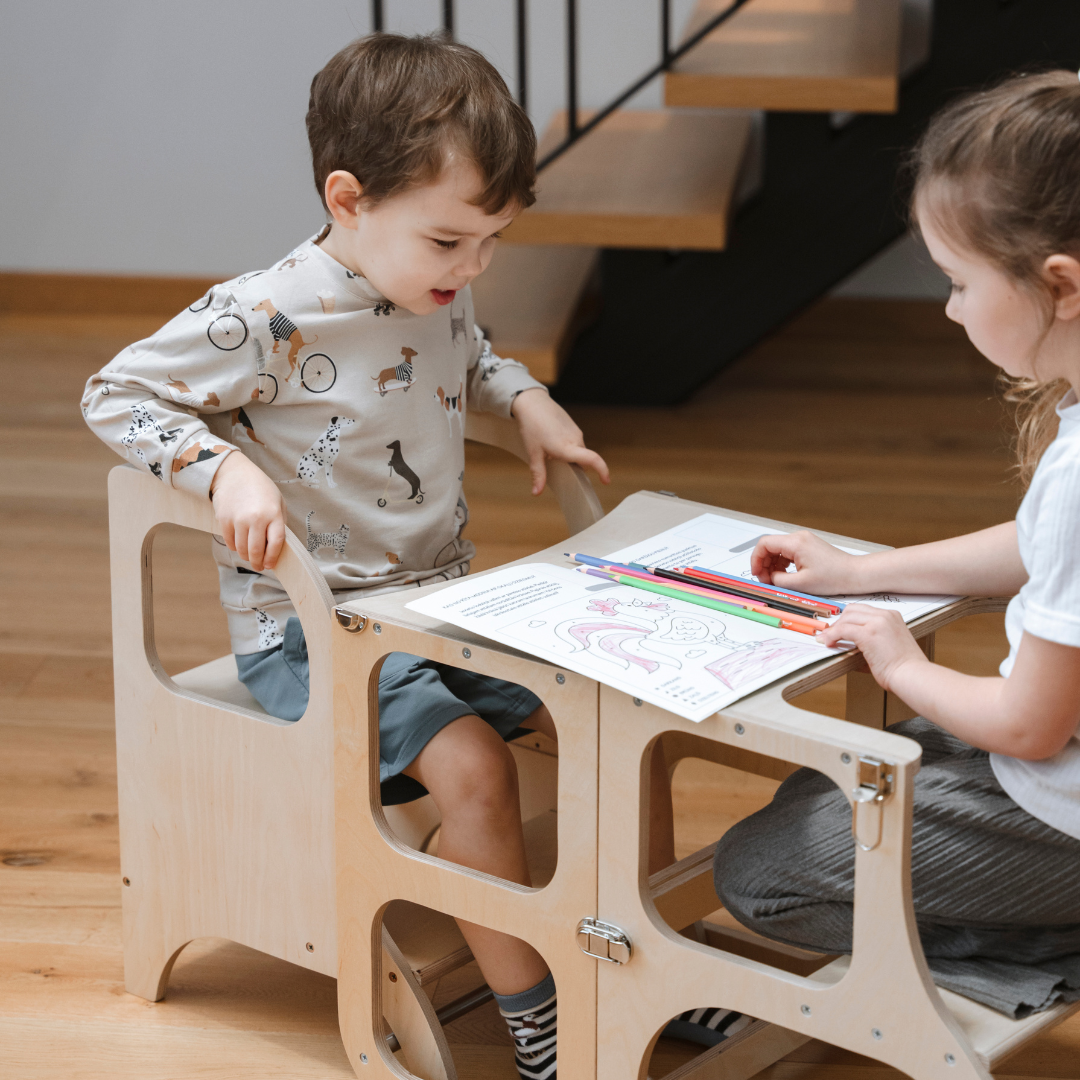 MIIMO Adjustable Step Stool – Montessori-Inspired & Versatile by Ette Tete at www.brixbailey.com