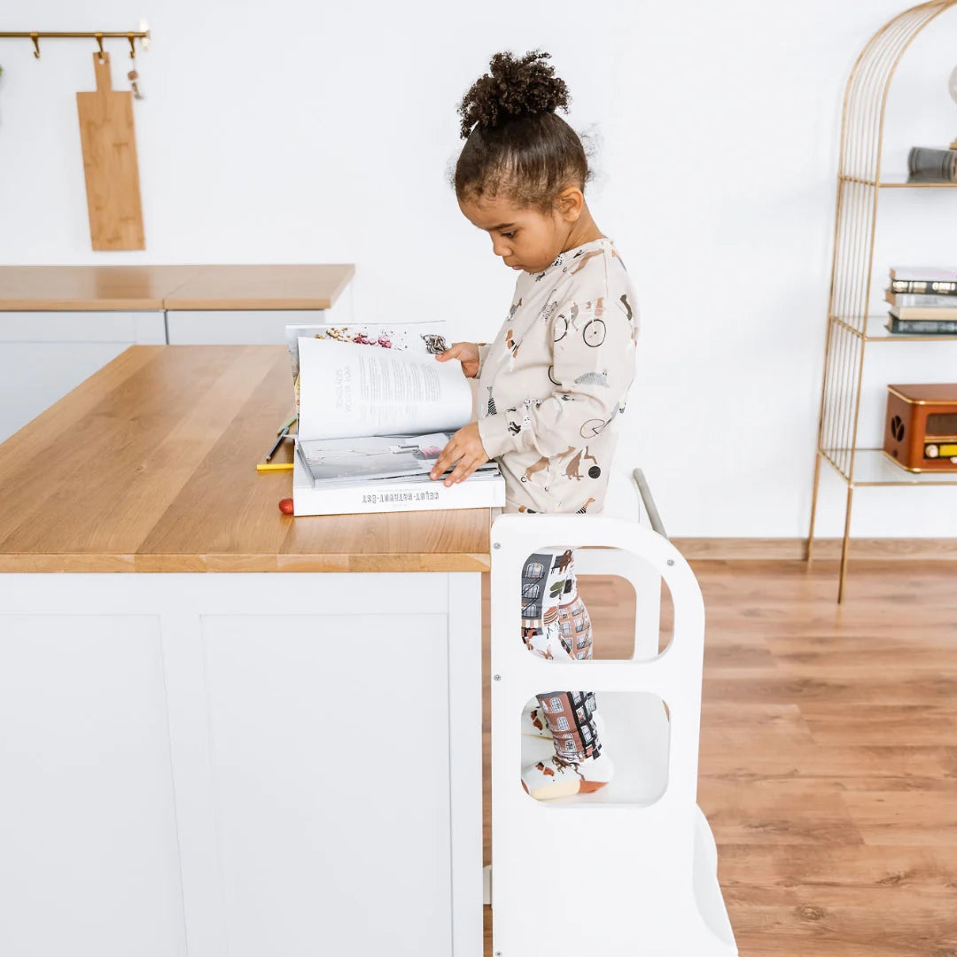 Empower Your Child with the Montessori-Inspired Helper Tower - Safe & Educational for Active Kids by Ette Tete at www.brixbailey.com