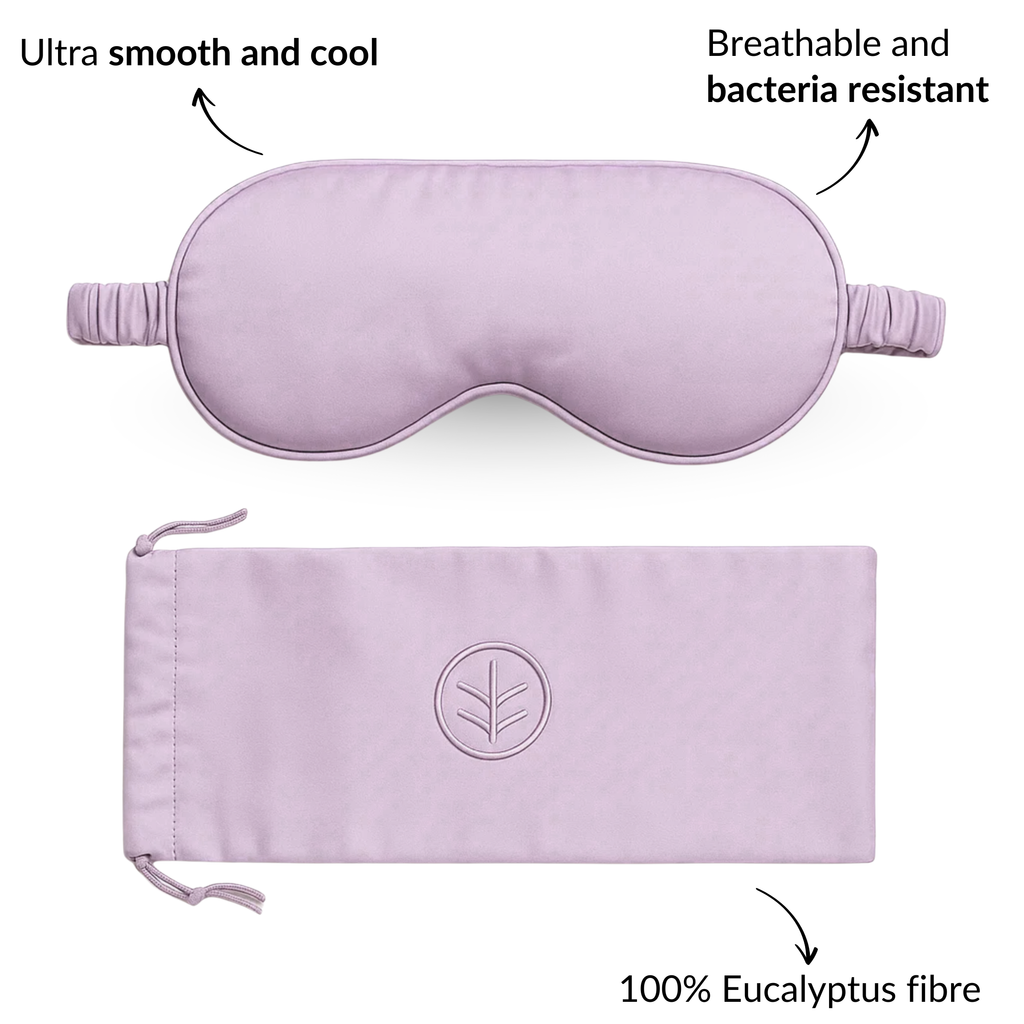 Essential Silk Sleep Eye Mask in Blush