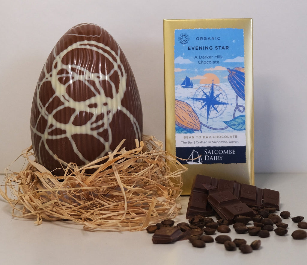 Evening Star Coffee Swirl Easter Egg