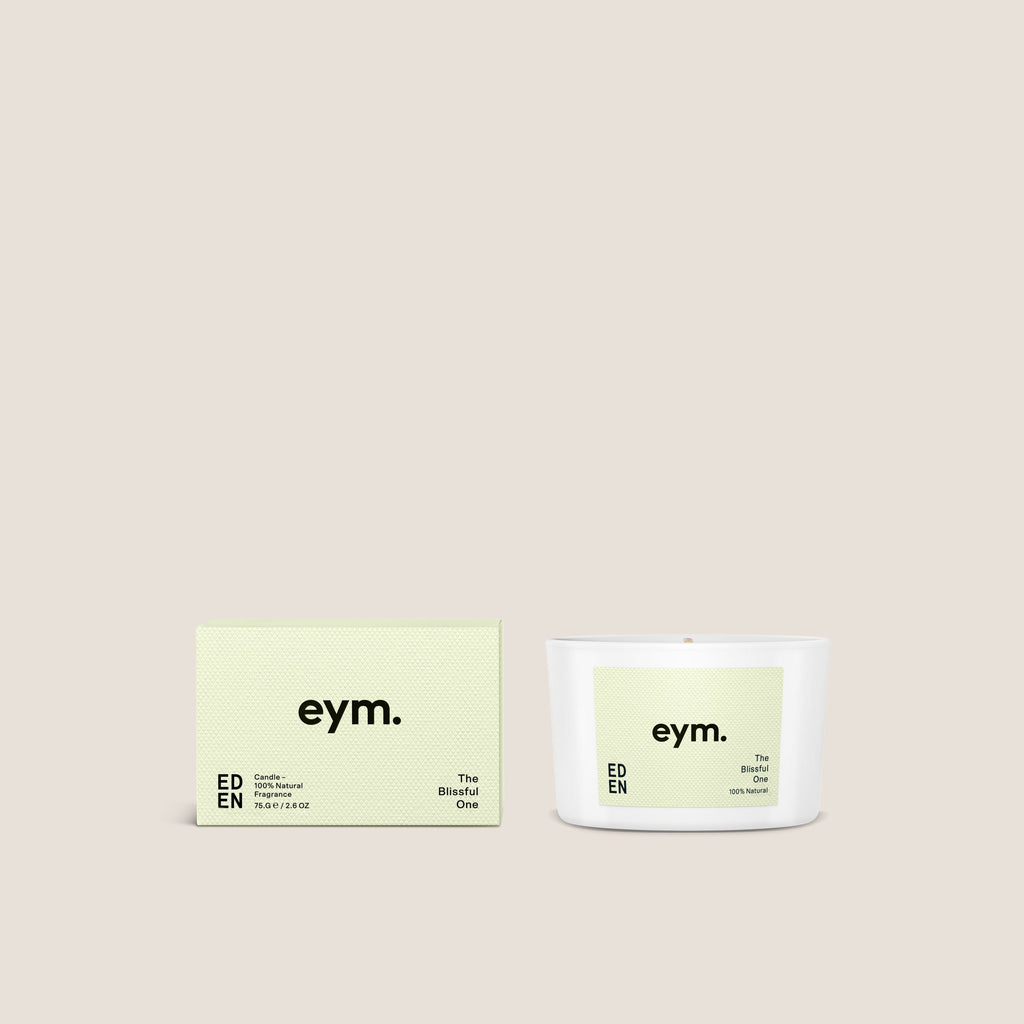 Eden Mini Candle Natural Cedarwood and Violet