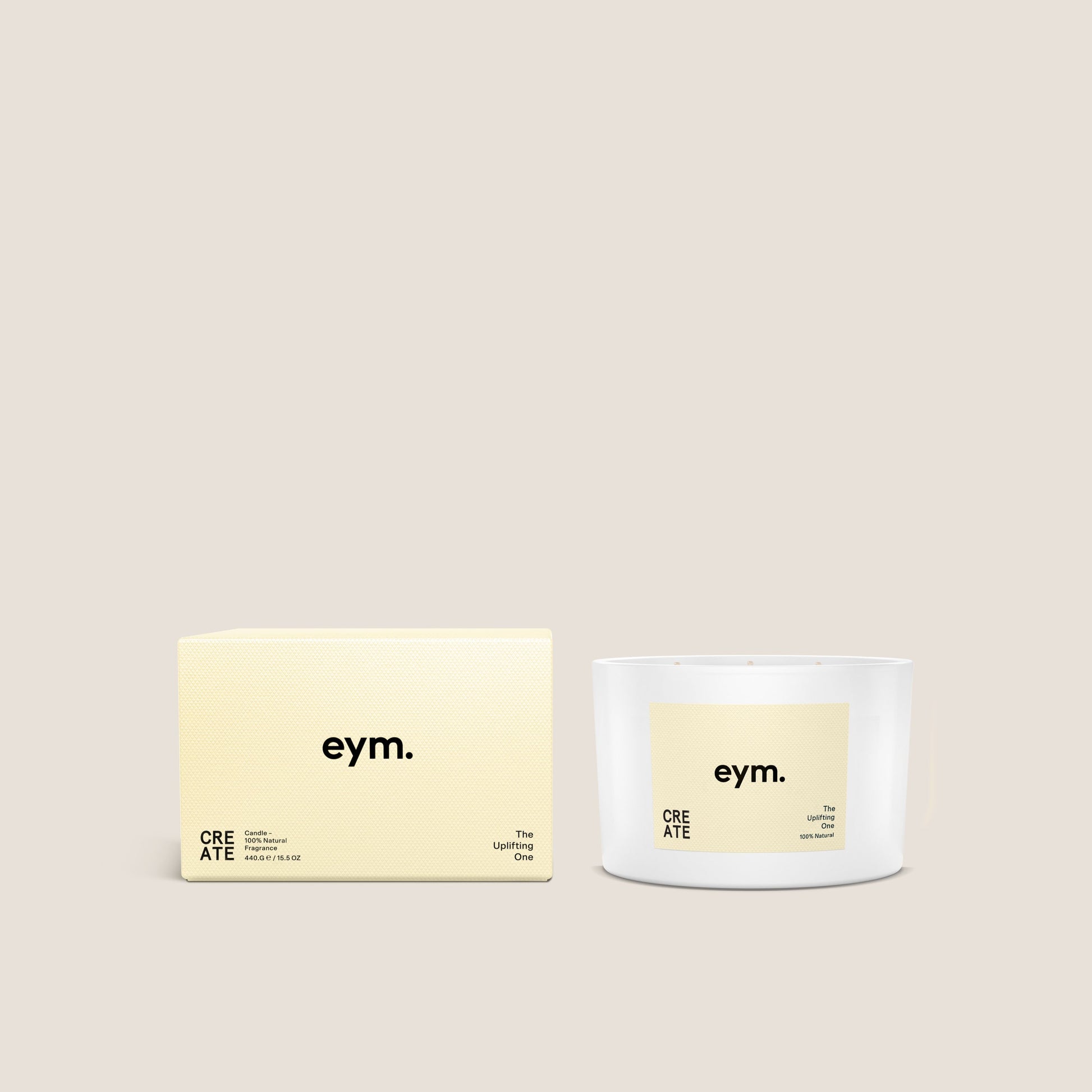 Natural Three Wick Candle with Citrus and Black Pepper