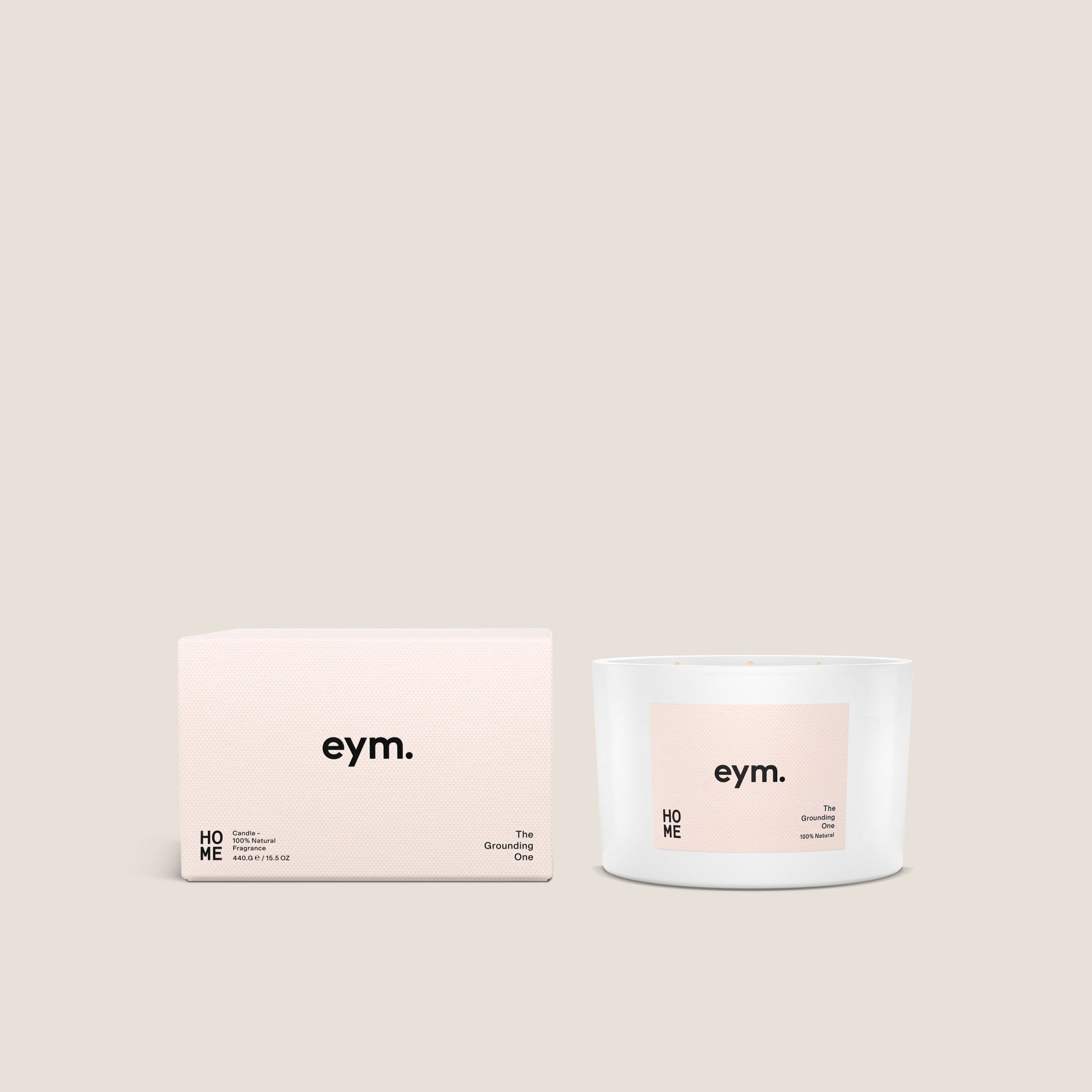 Natural Three Wick Candle Home