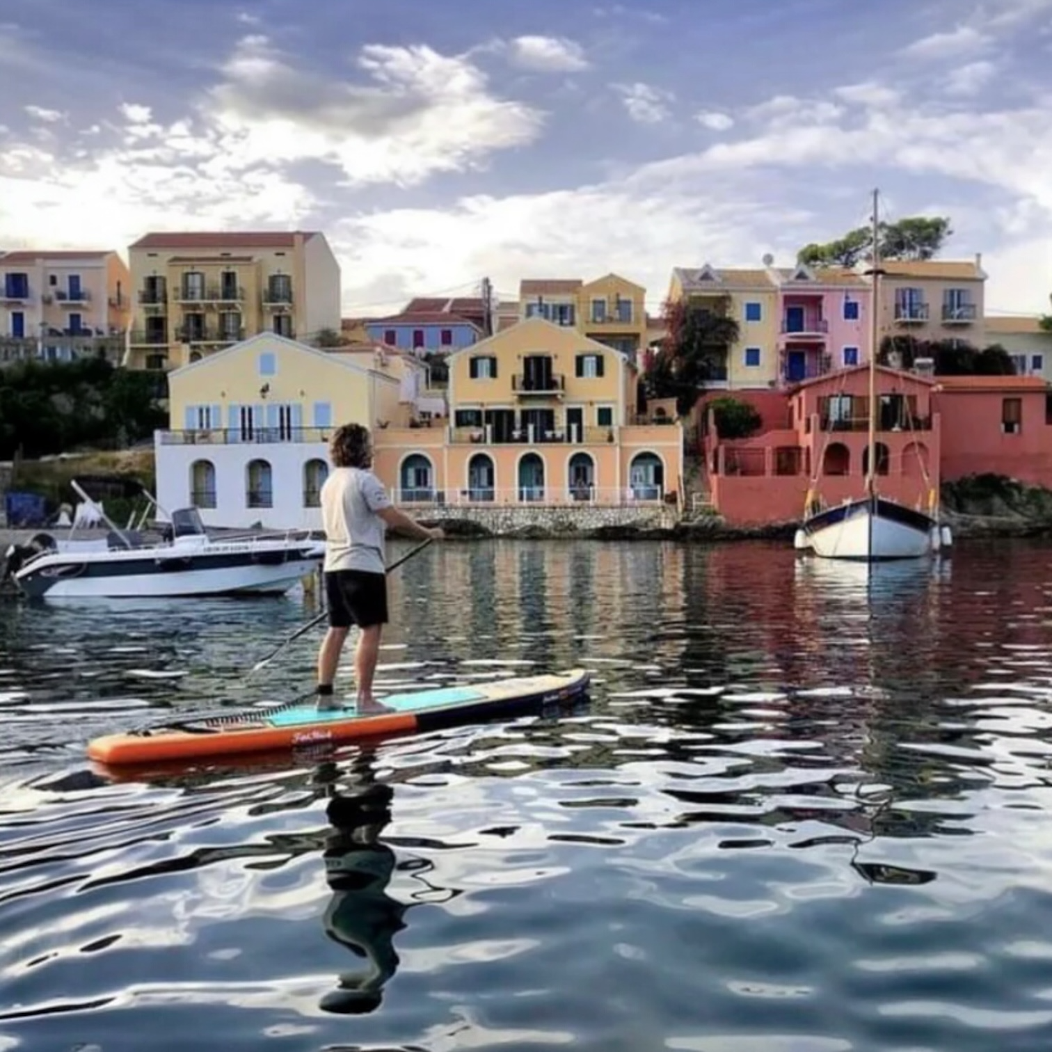 Wooden Menace 11 foot 2 inch Inflatable Paddle Board with Kayak Seat