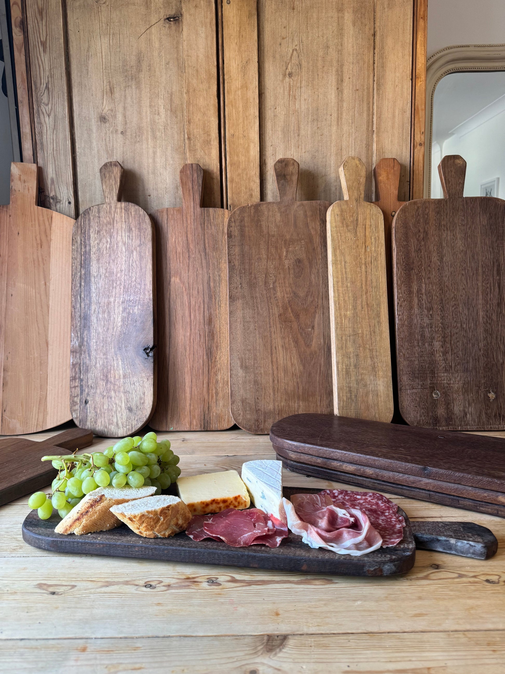 Reclaimed Wood Chopping Board and Charcuterie Platter