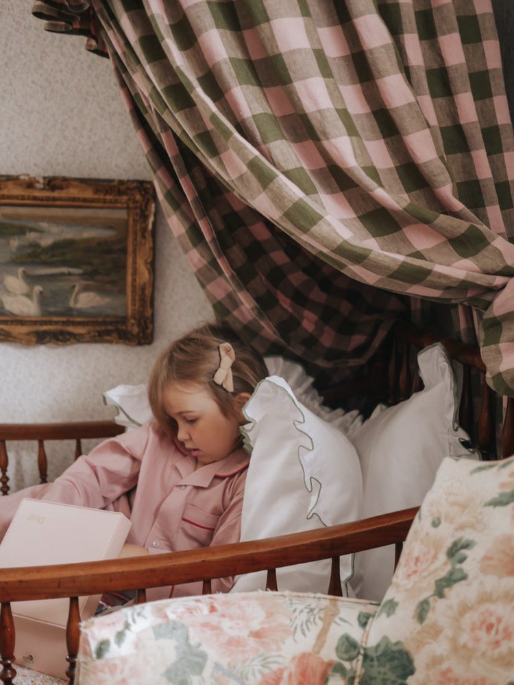 Rose Bud Pink Cotton Pyjama Set