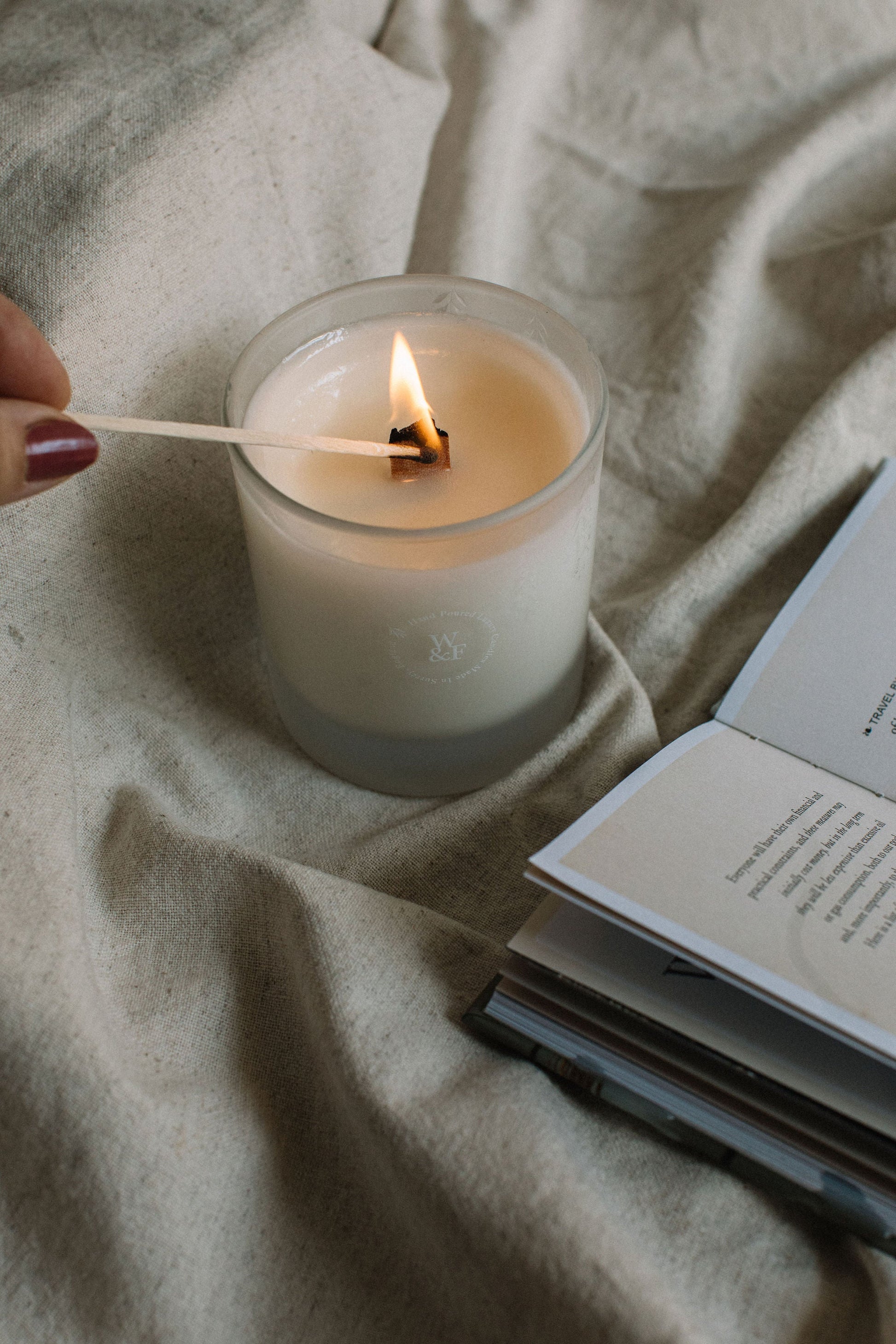 Midnight Rose Garden Refill Candle with Rose, Patchouli and Tonka Bean