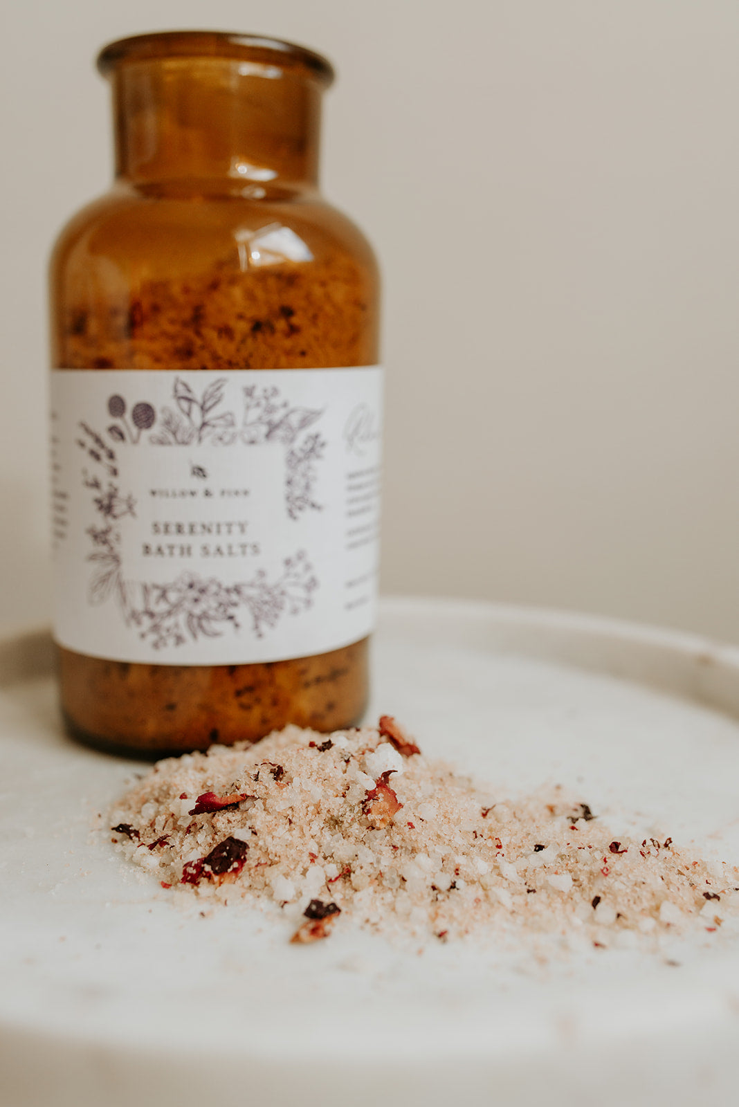 Serenity Mineral Bath Salts Lavender Bergamot