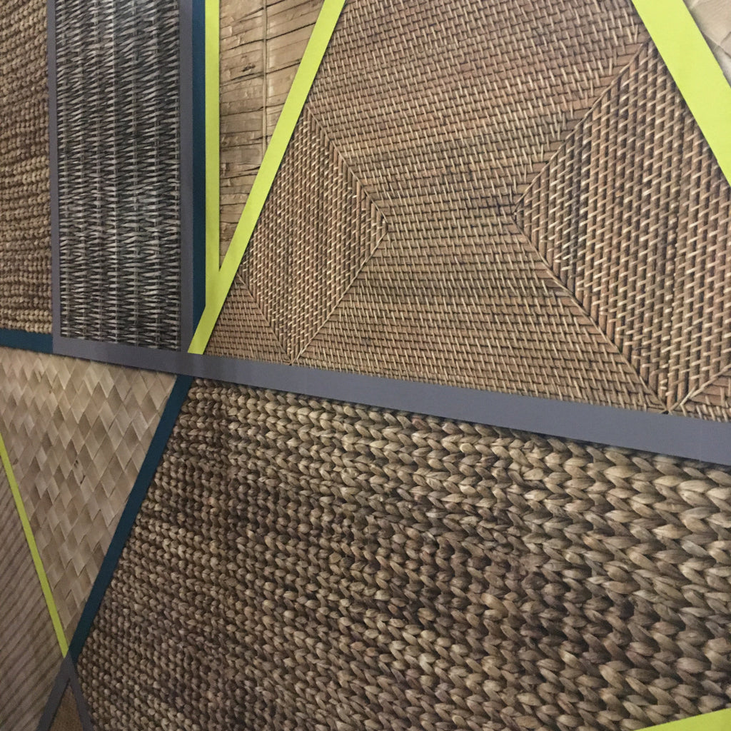 Wicker Geometric Mural Wallpaper