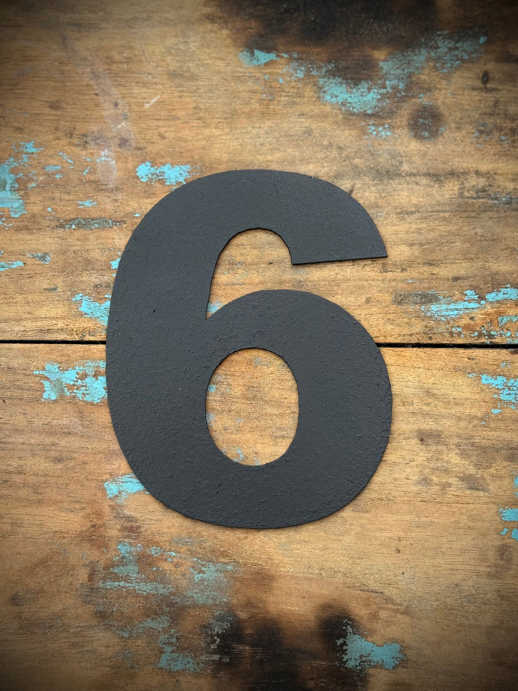 Black Metal Letters 12 inch and 5 inch Rustic Industrial Wall Decor