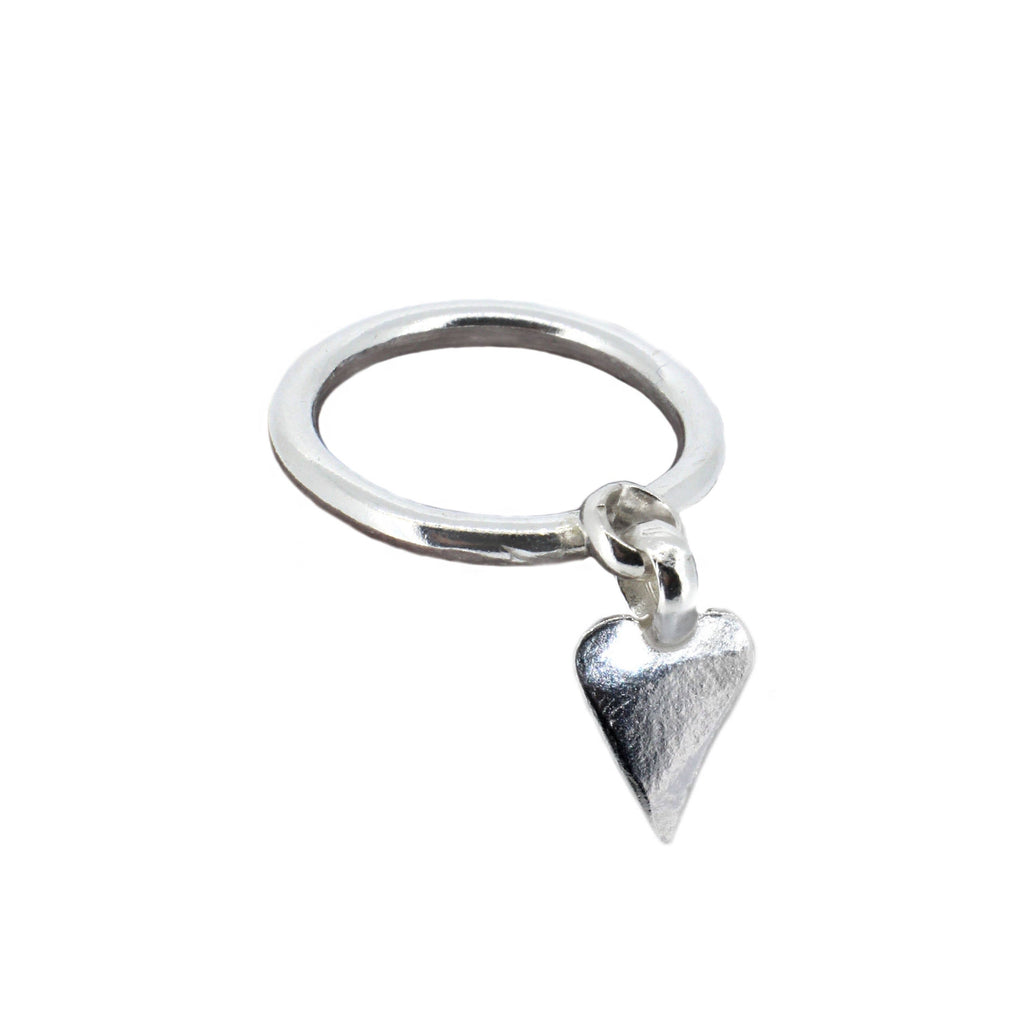 Heart Dangle Ring