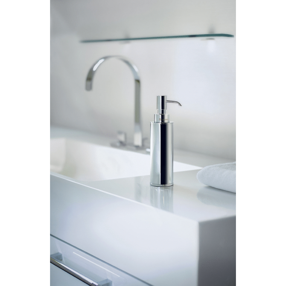 Polished Chrome Freestanding Soap Dispenser