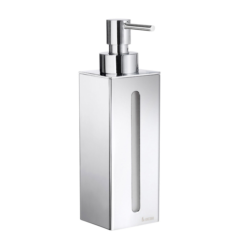 Polished Chrome Wall Soap Dispenser