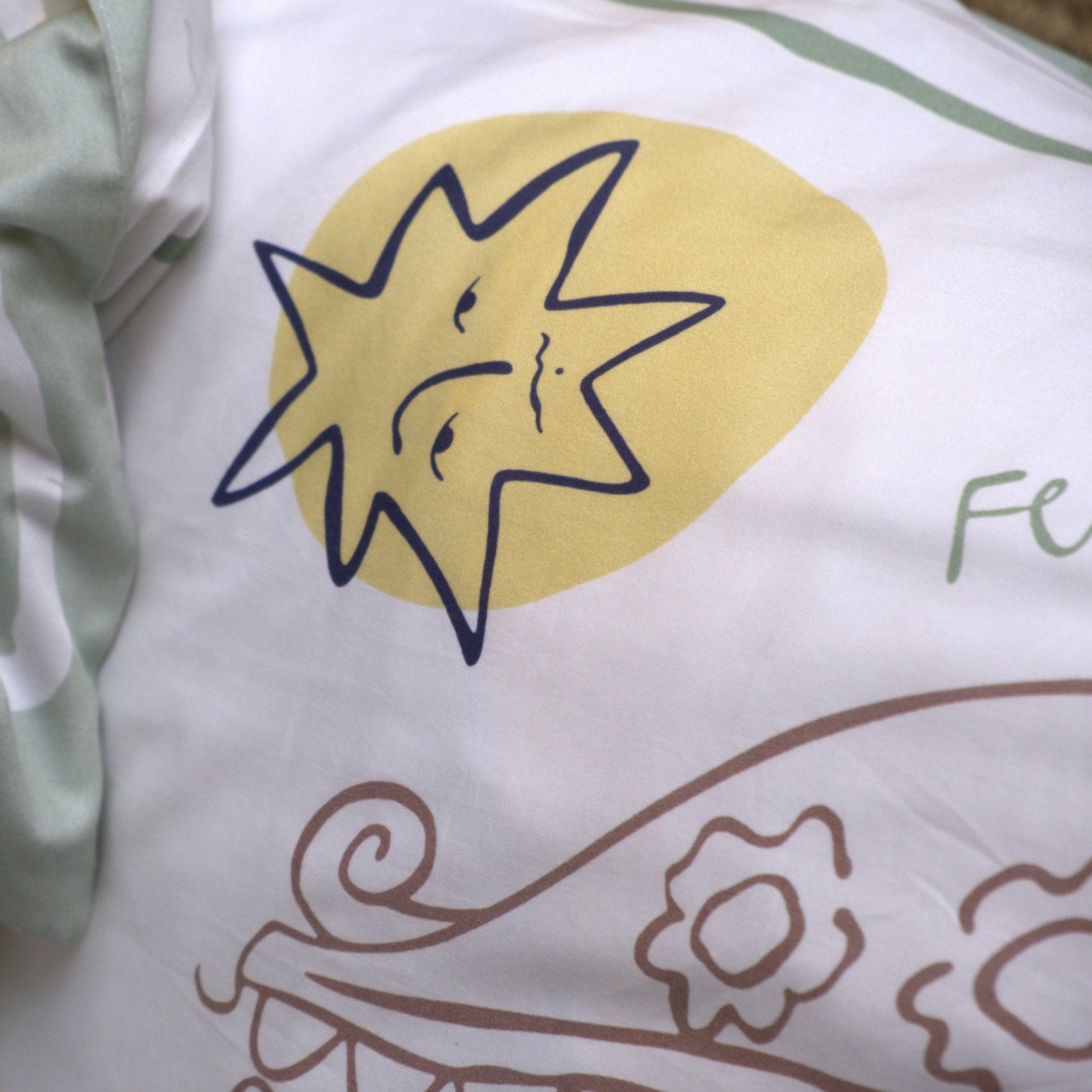 Fly Me to the Moon Reversible Duvet Set