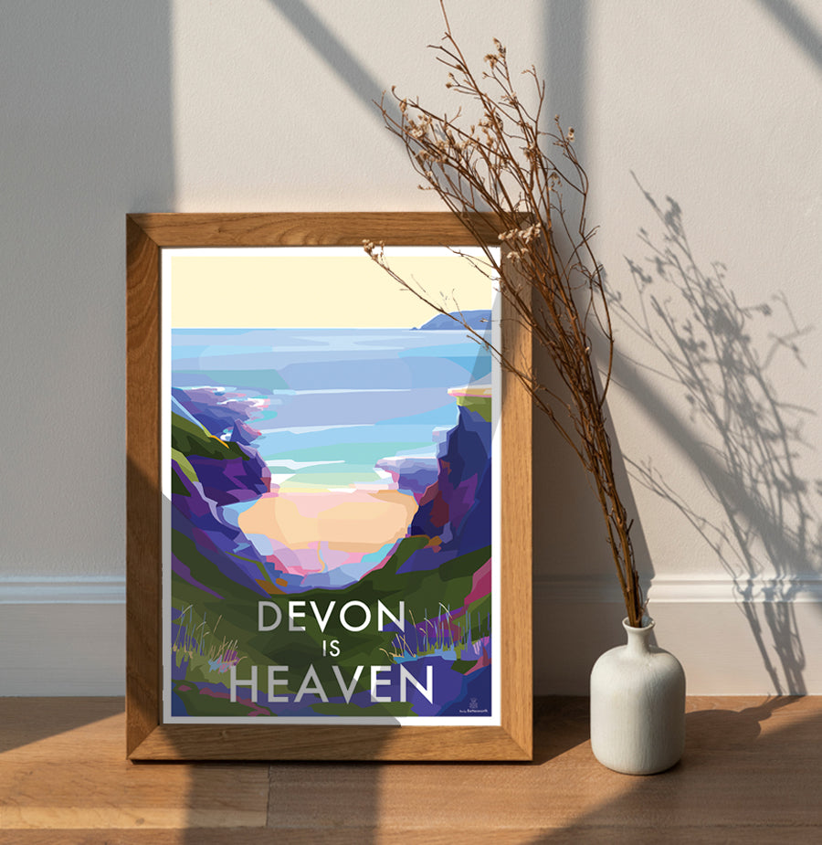 Devon is Heaven Coastal Print