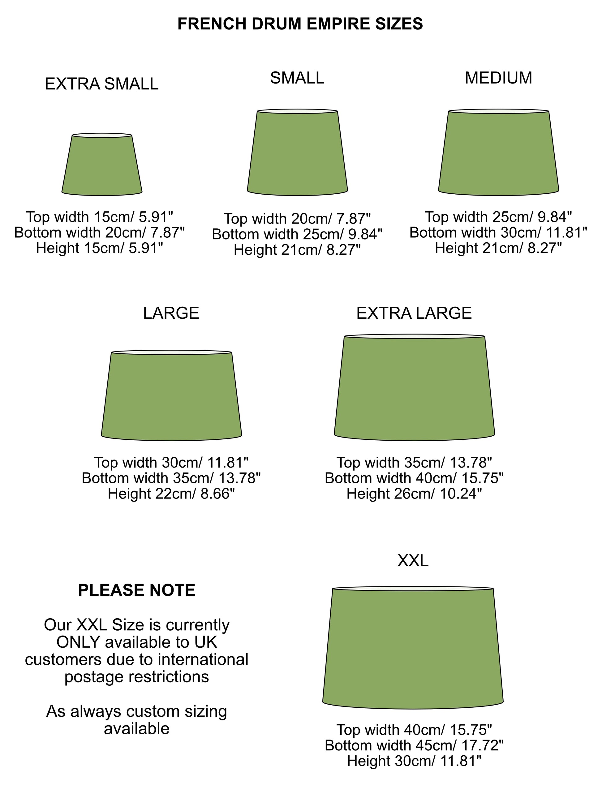 Navy blue cotton french drum lampshade/ ceiling light shade, empire lampshade