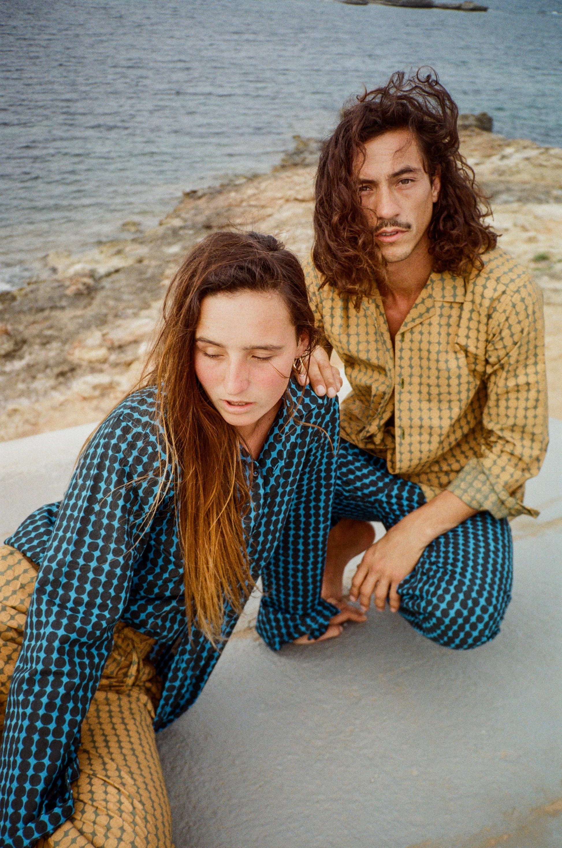 Blue Organic Cotton Pyjama Set