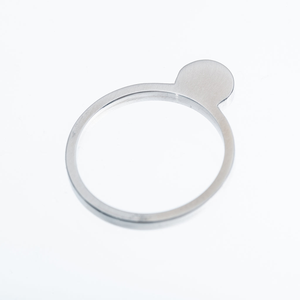Stylish Upcycled Stainless Steel Ring – Eco-Friendly & Hypoallergenic by Lentsius at www.brixbailey.com