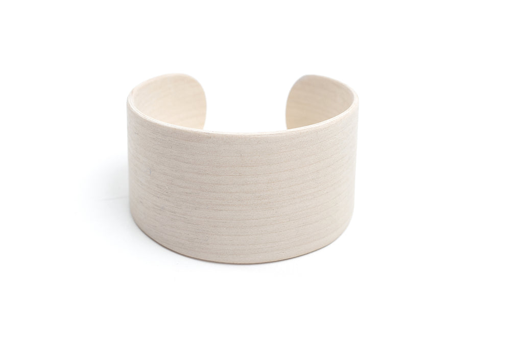 Sustainable Birch Veneer Bracelet – Handmade by Lentsius by Lentsius at www.brixbailey.com