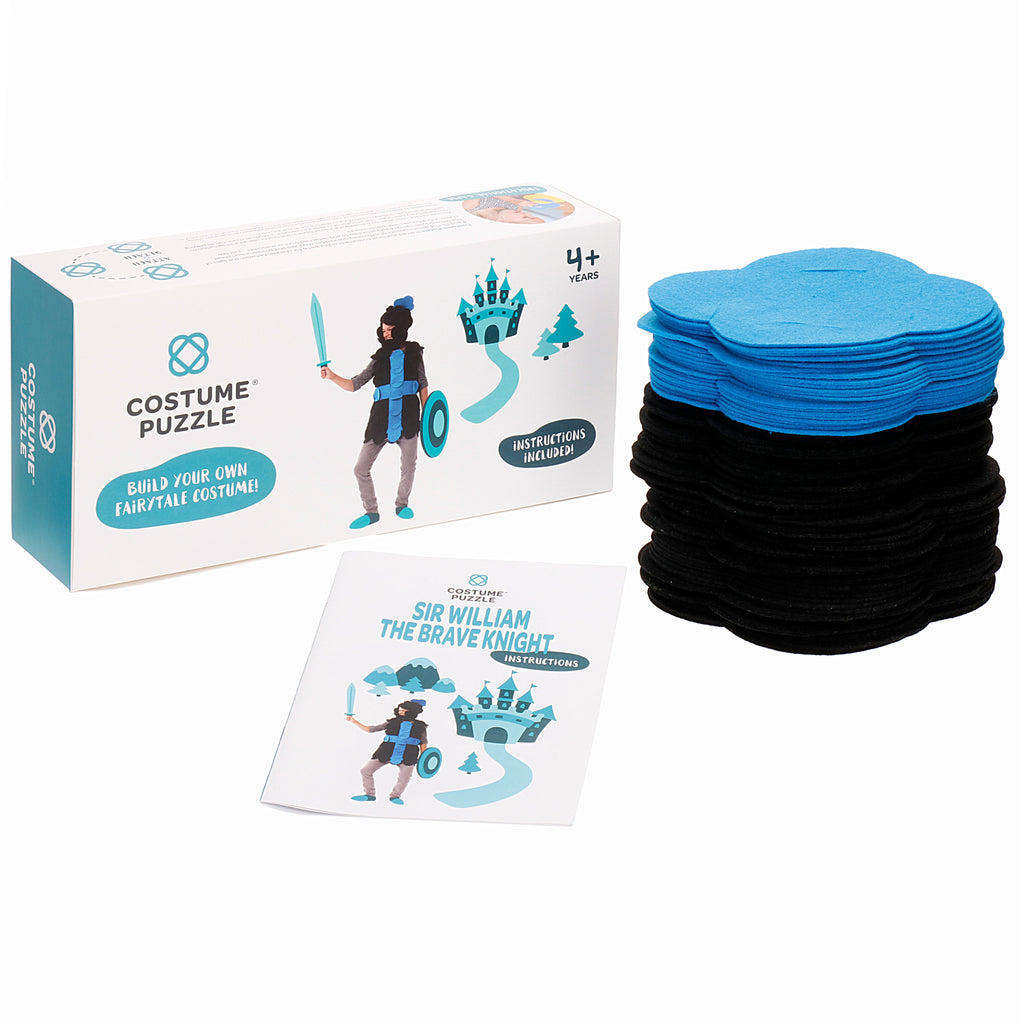 Sir William the Brave Knight Costume Puzzle – Creative Play Set by Costume Puzzle at www.brixbailey.com