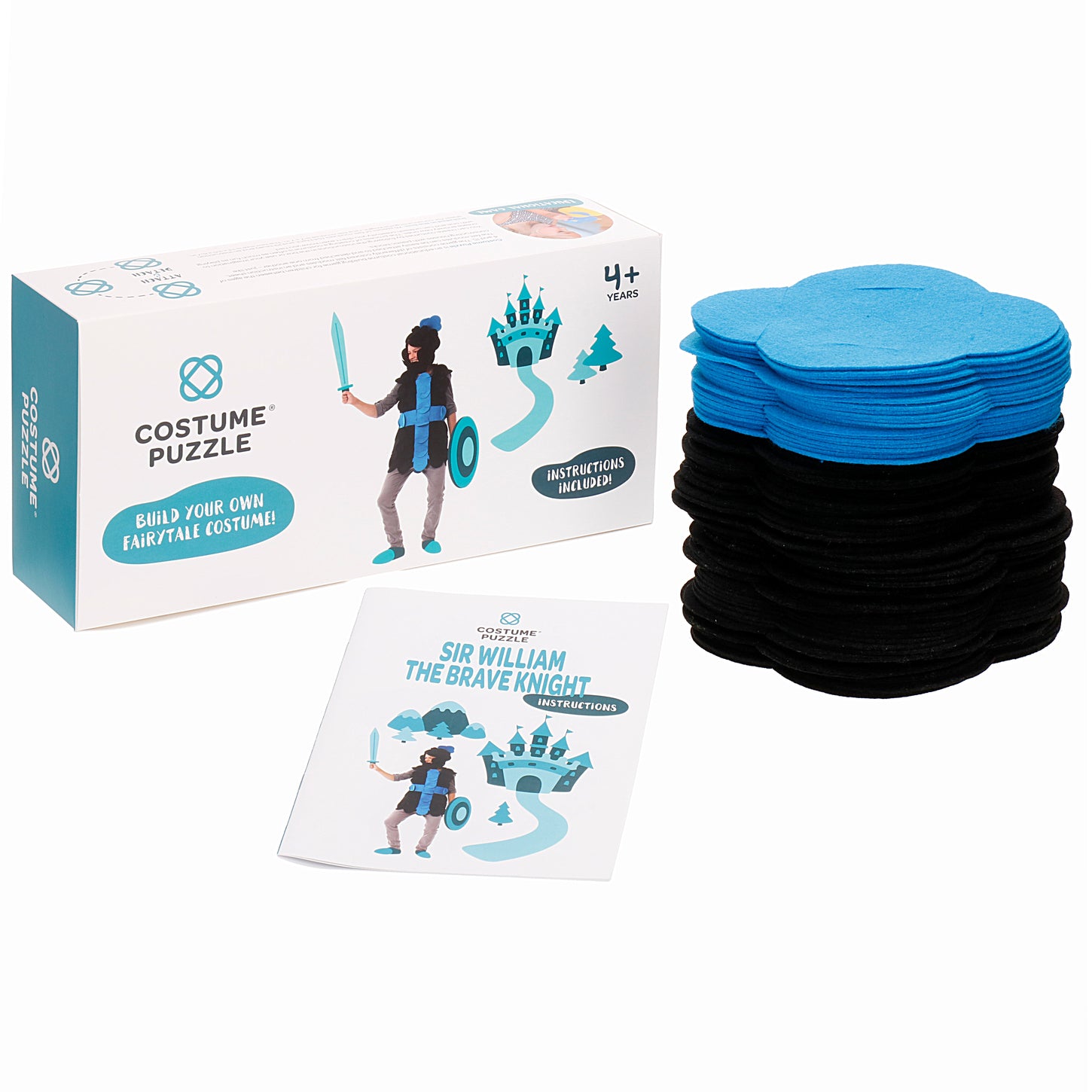 Sir William the Brave Knight Costume Puzzle – Creative Play Set by Costume Puzzle at www.brixbailey.com